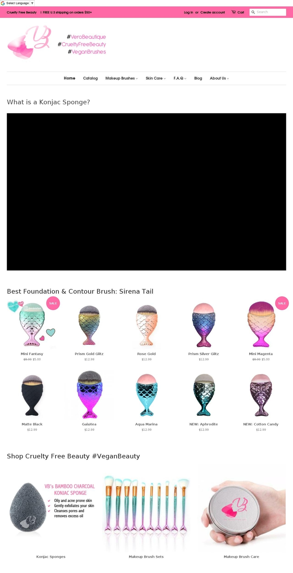 verobeautique.com — Shopify storefront screenshot