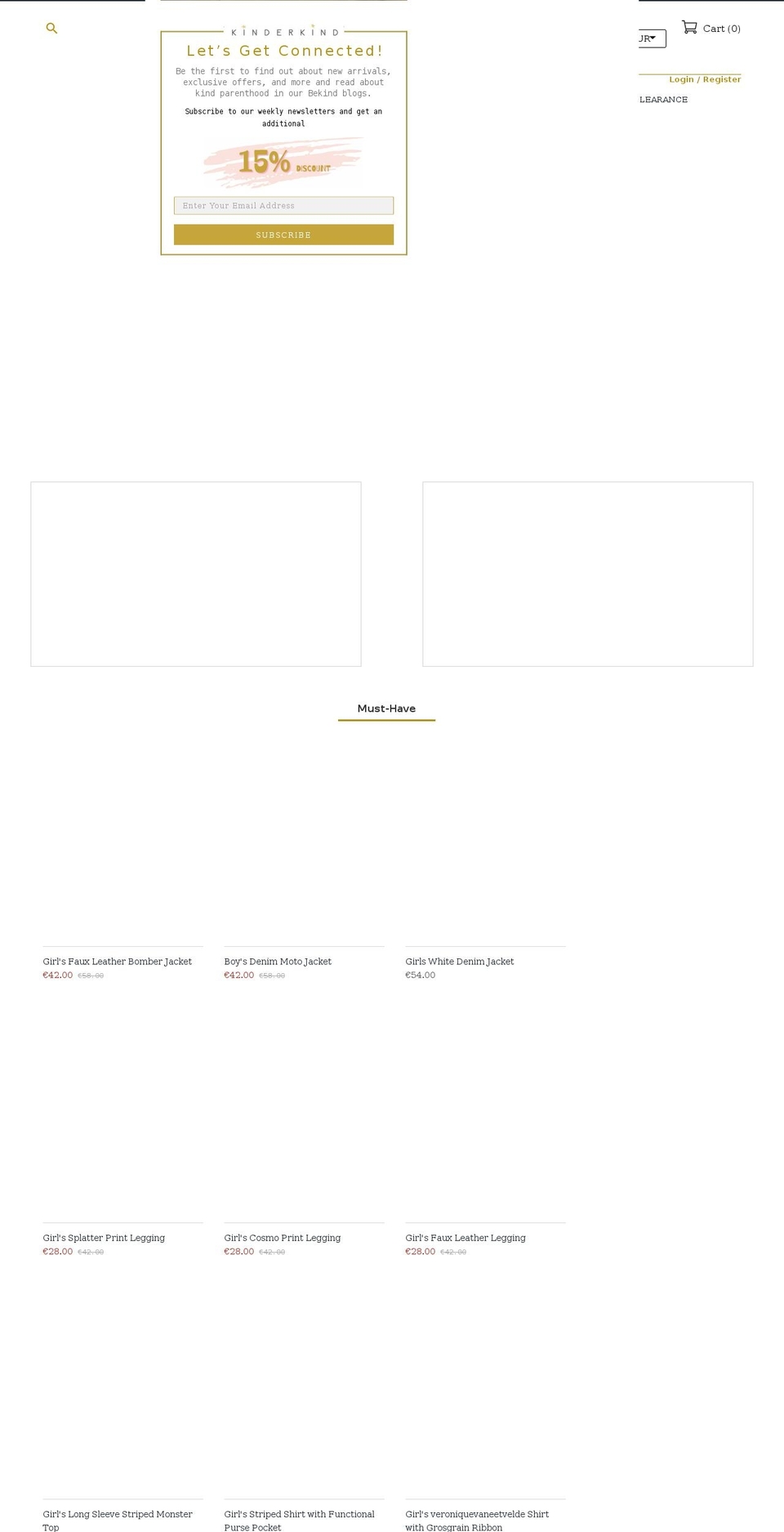 veroniquevaneetvelde.com shopify website screenshot