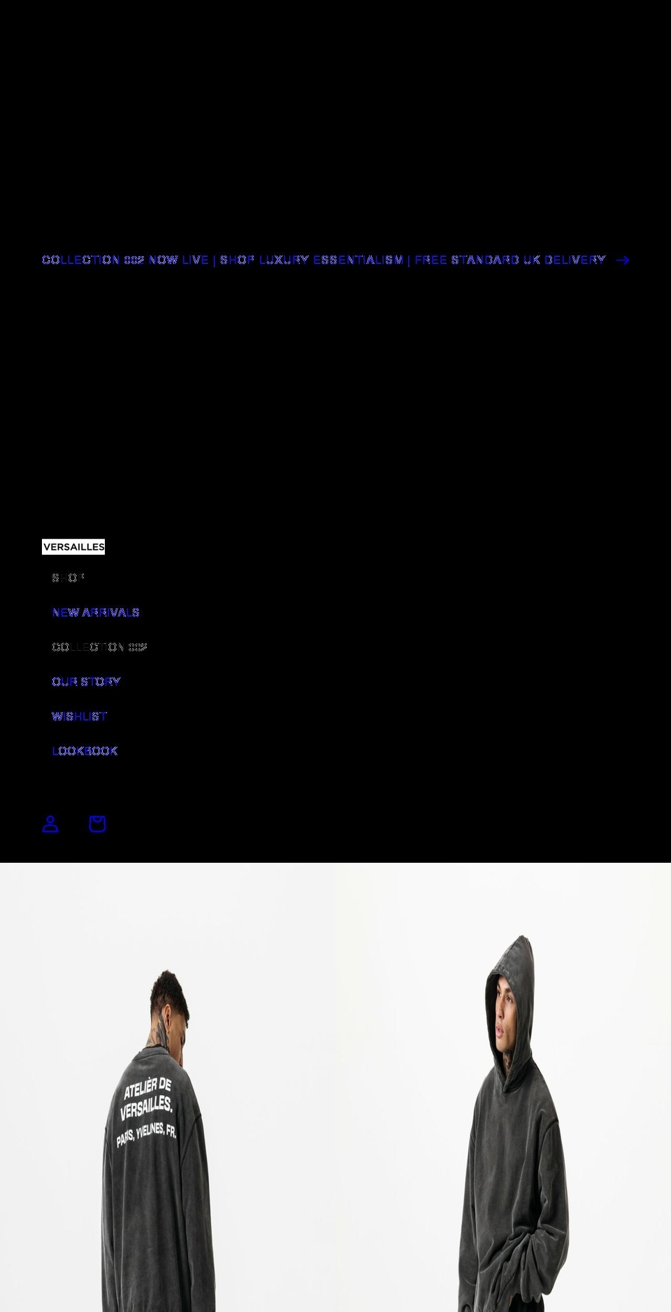 versaillesclo.com shopify website screenshot