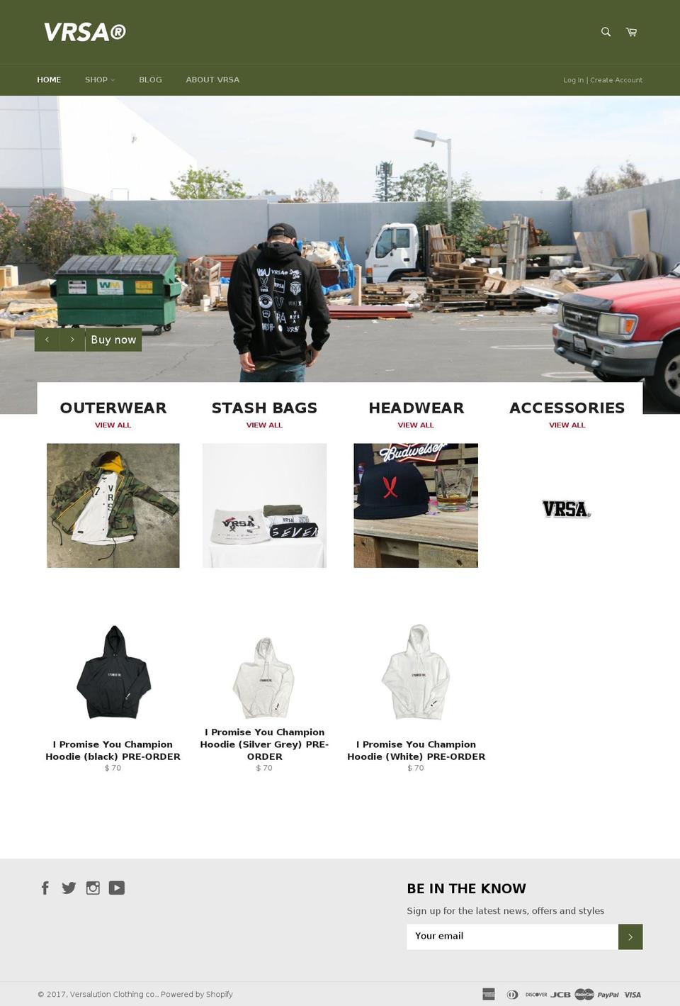 versalutionco.com shopify website screenshot