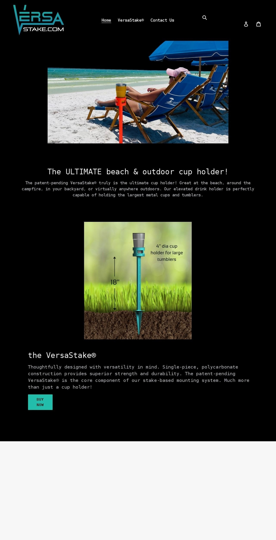 versastake.com shopify website screenshot