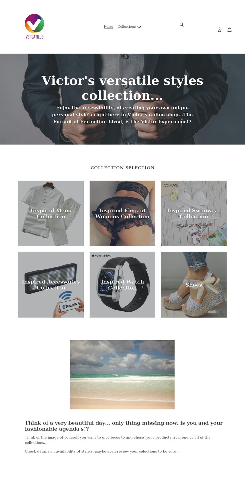 versatilus.org shopify website screenshot