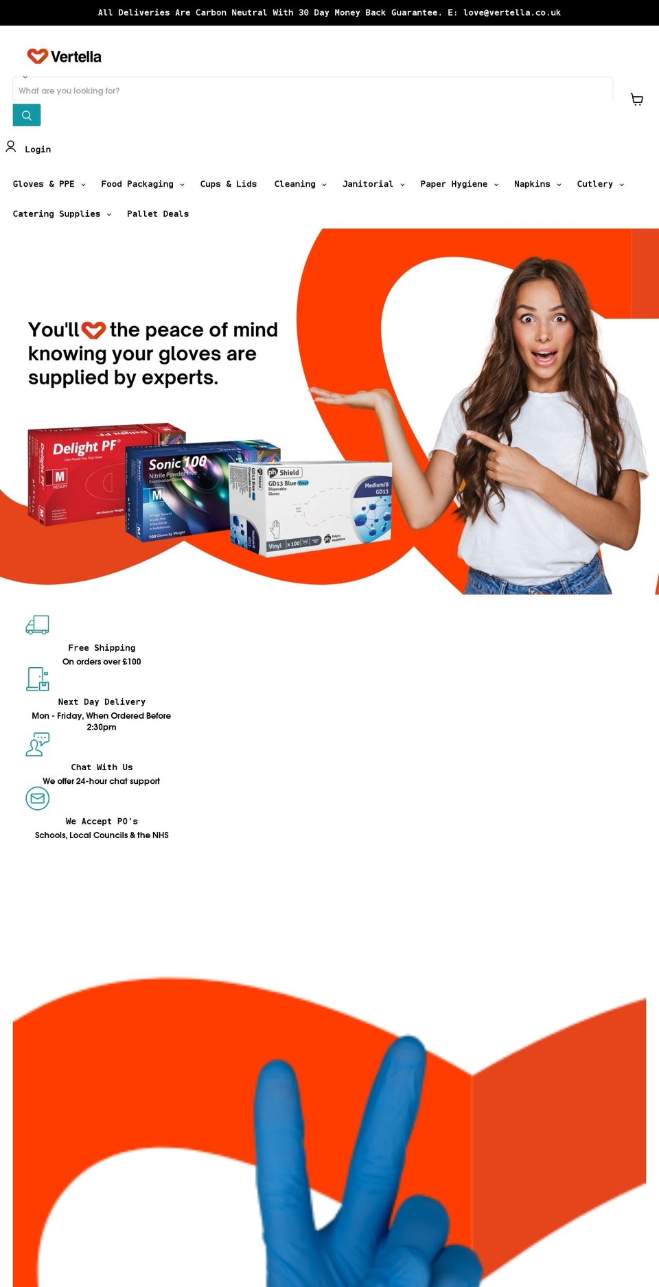vertella.co.uk shopify website screenshot