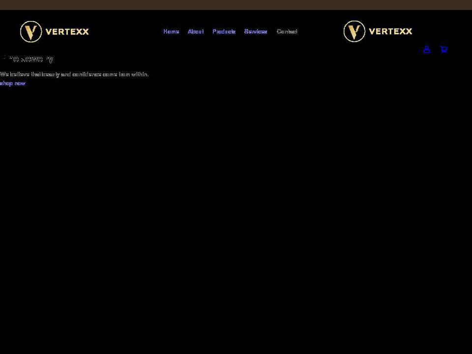 vertexx.la shopify website screenshot