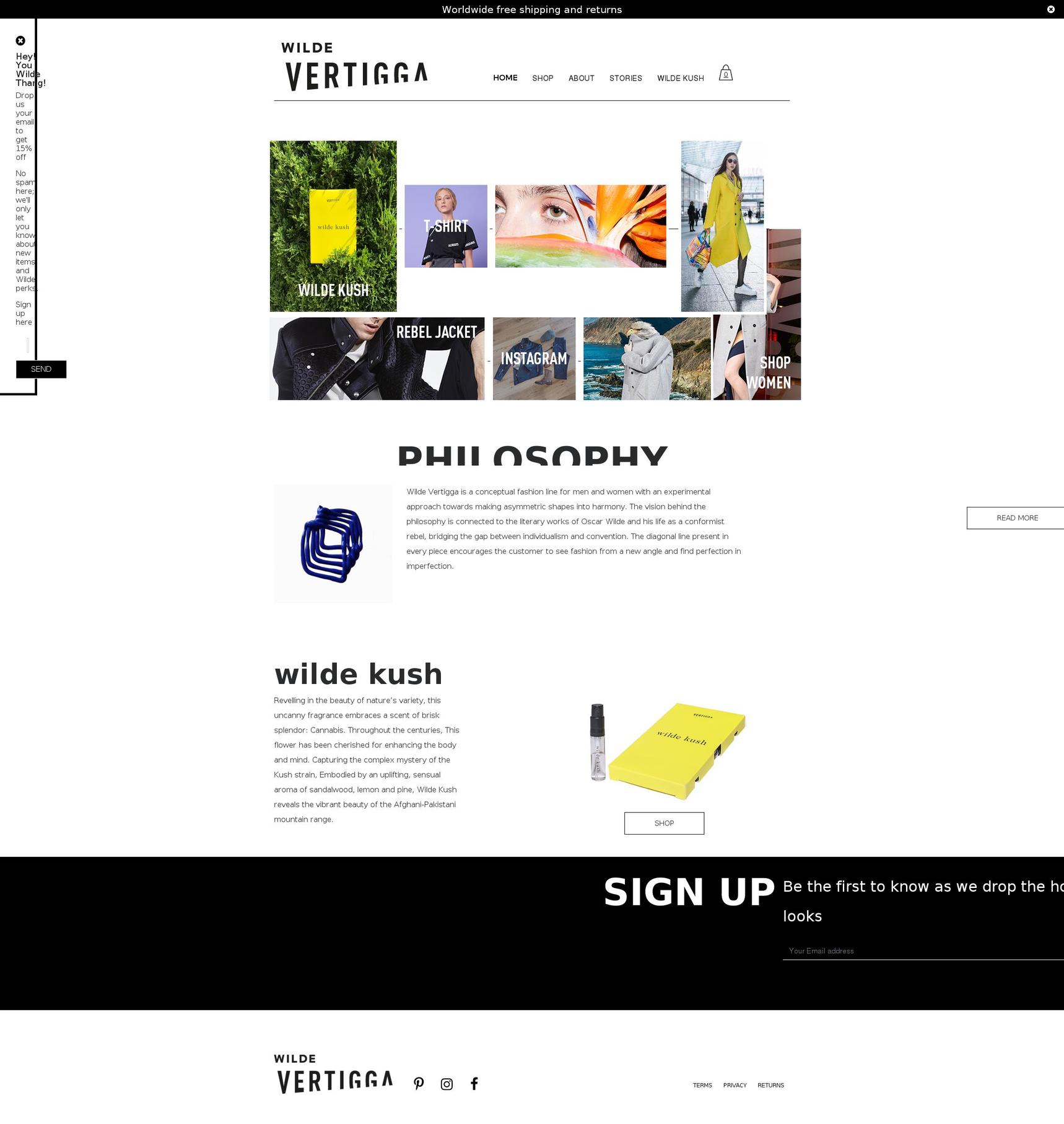 vertigga.com shopify website screenshot
