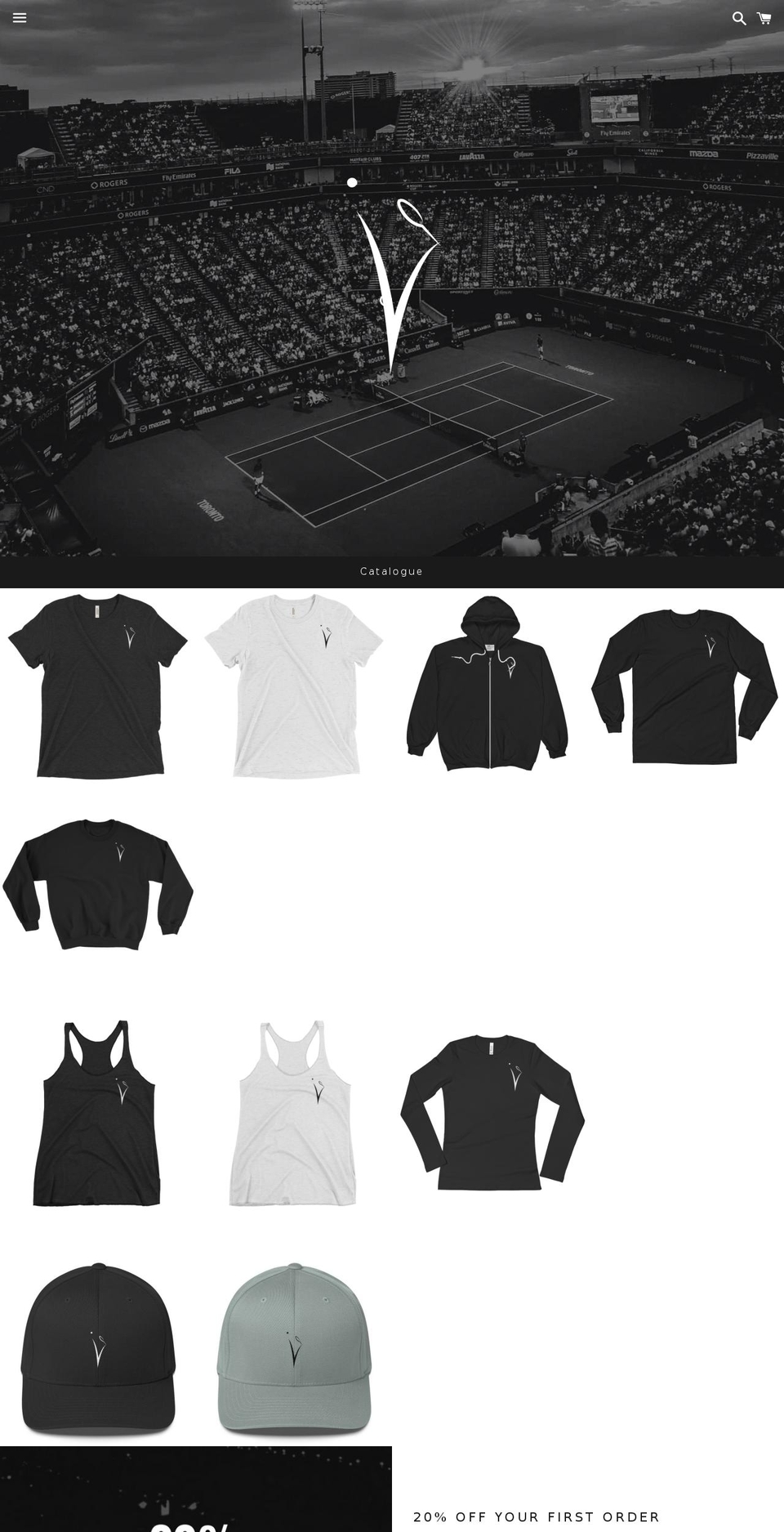 vervetennis.com shopify website screenshot