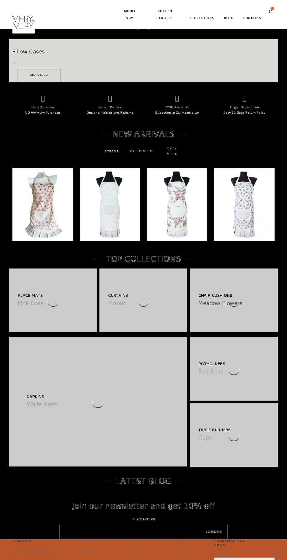 veryandvery.com shopify website screenshot