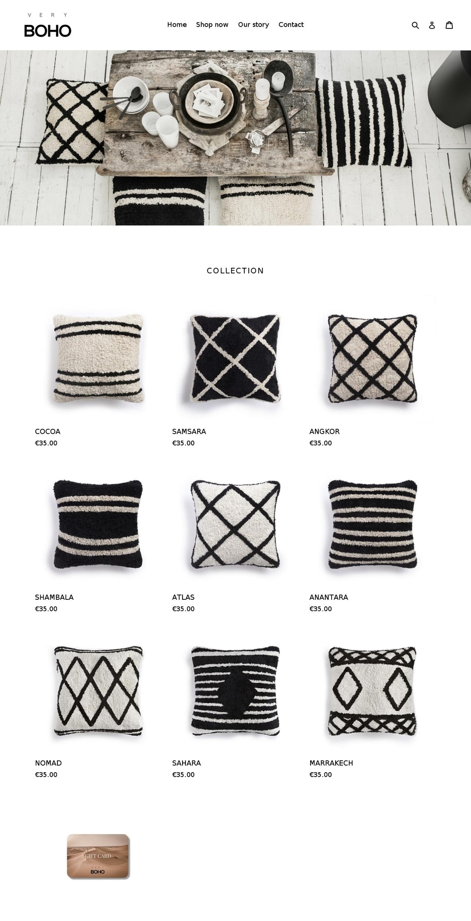 veryboho.com — Shopify storefront screenshot