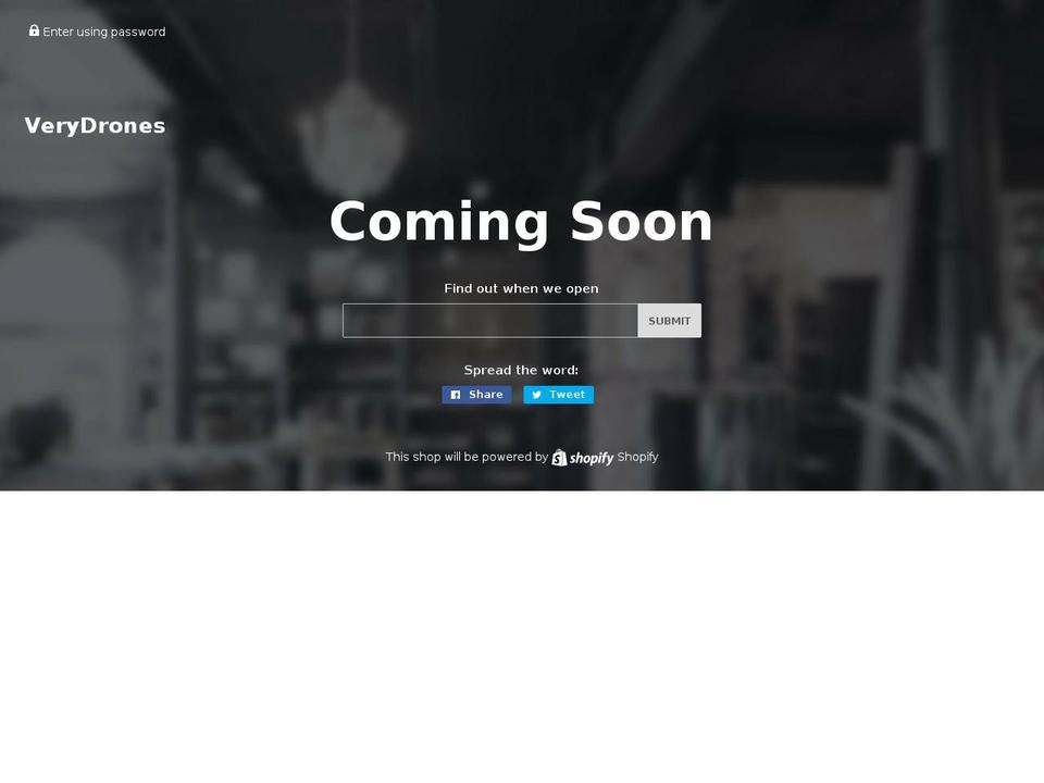 verydrones.com — Shopify storefront screenshot
