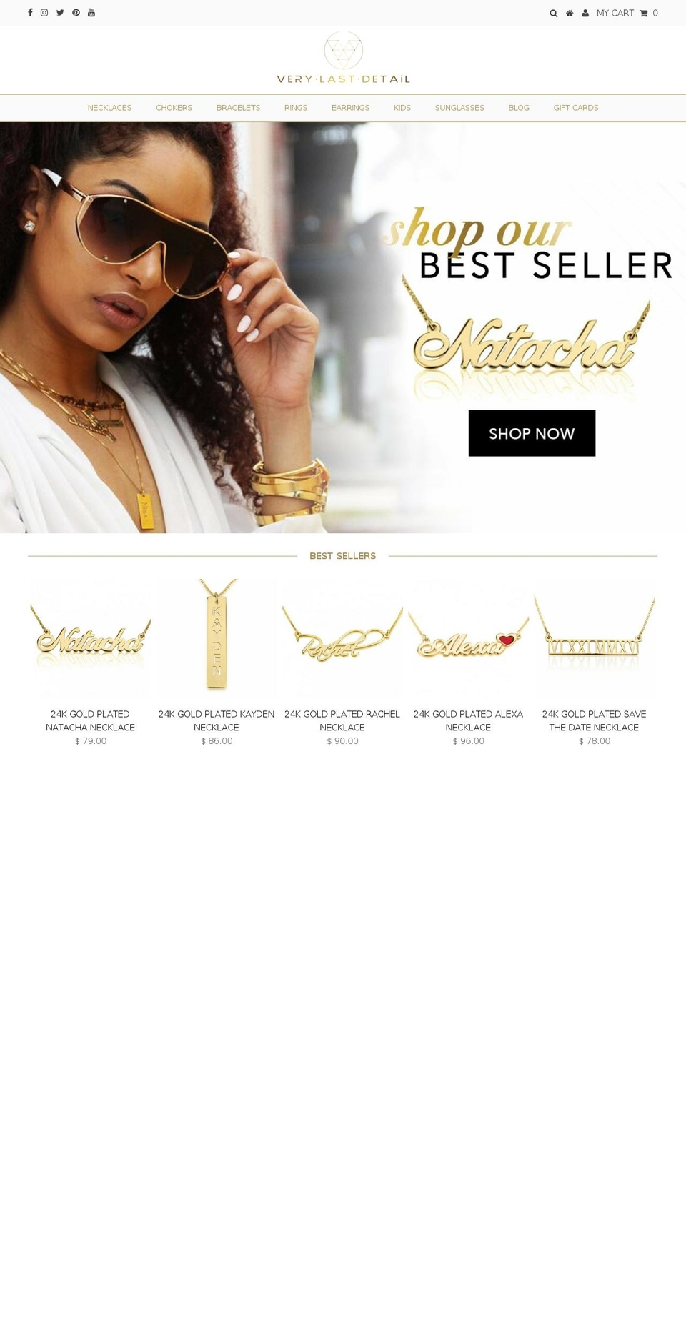 verylastdetail.com shopify website screenshot