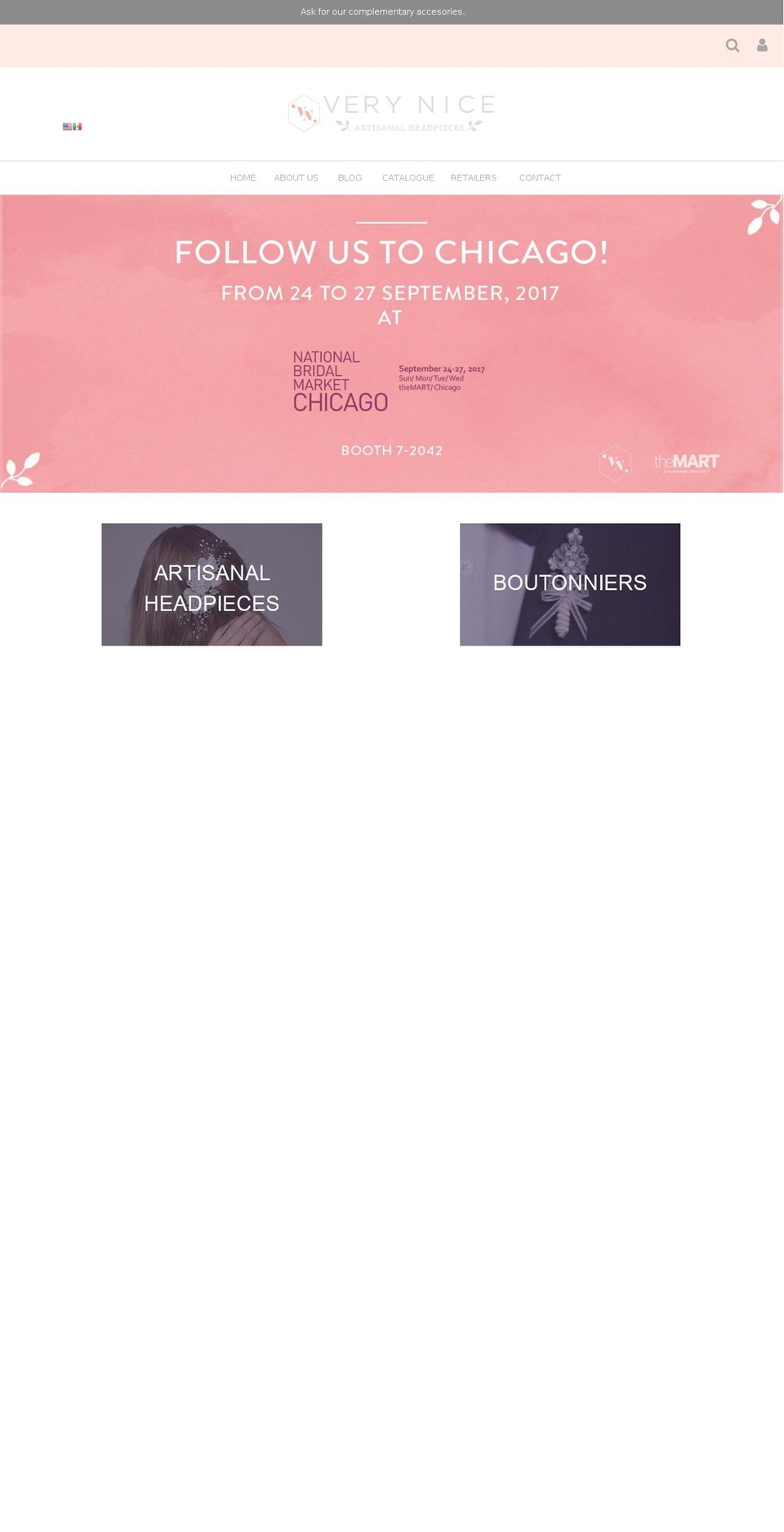 verynicebridal.com — Shopify storefront screenshot