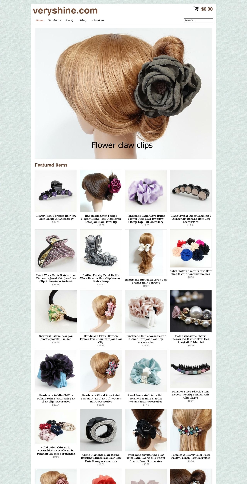 veryshine.com shopify website screenshot