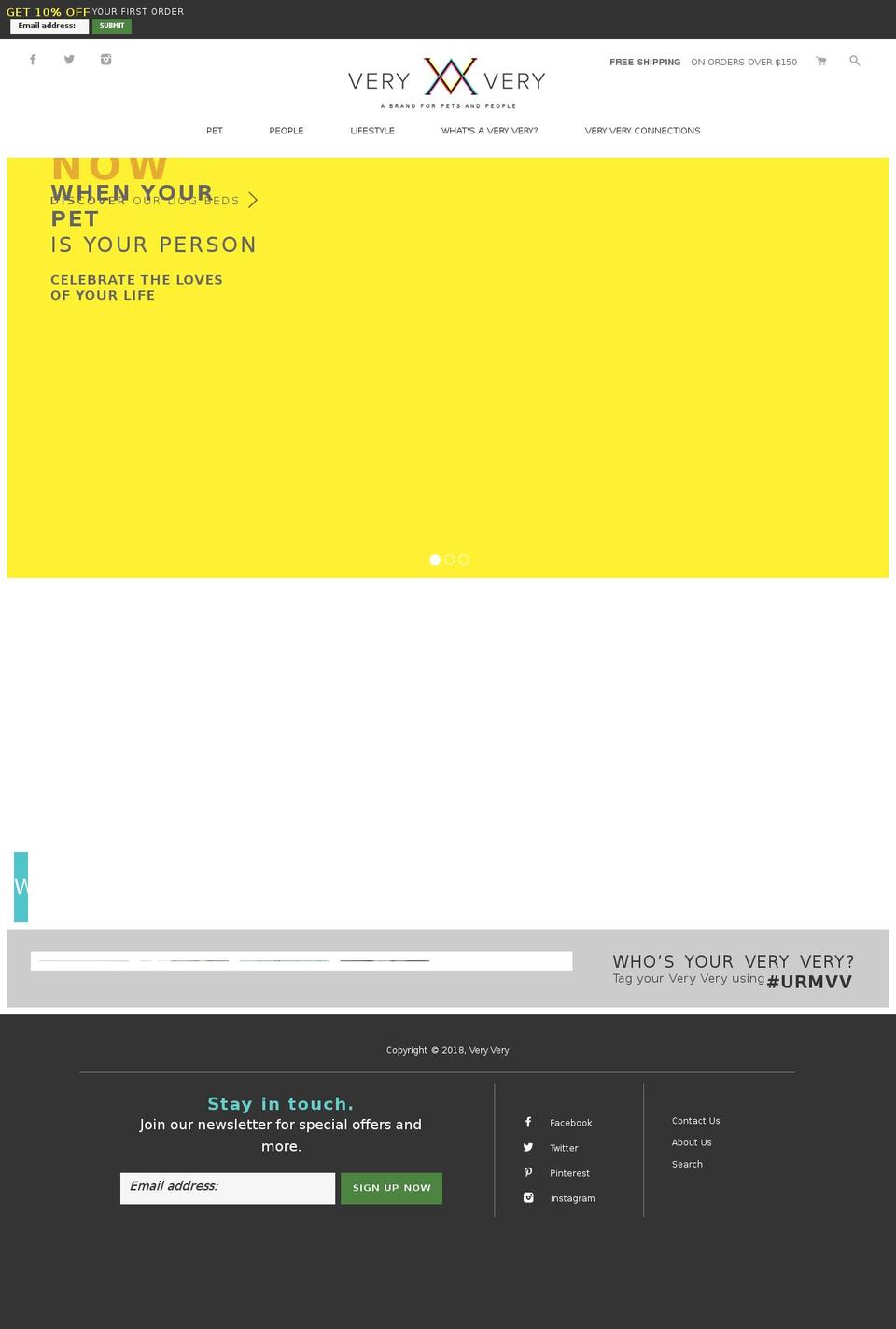 veryverynyc.com — Shopify storefront screenshot
