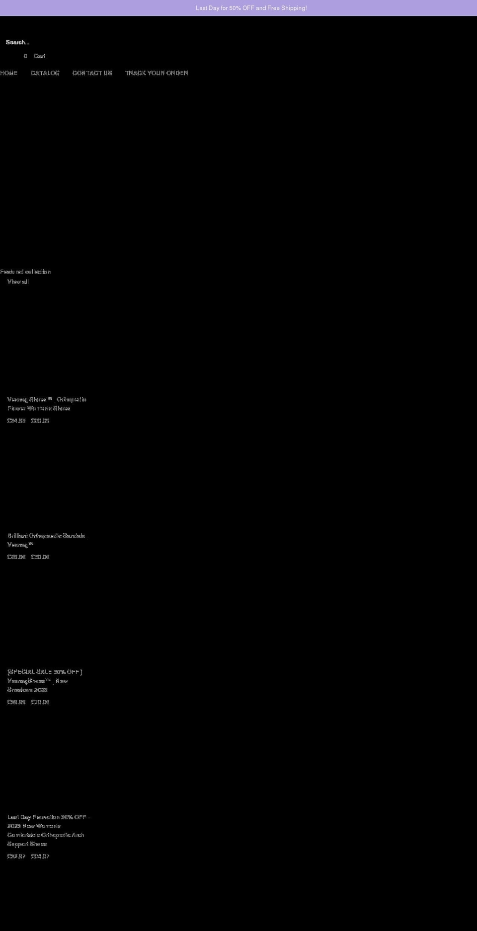 vesnag.com shopify website screenshot