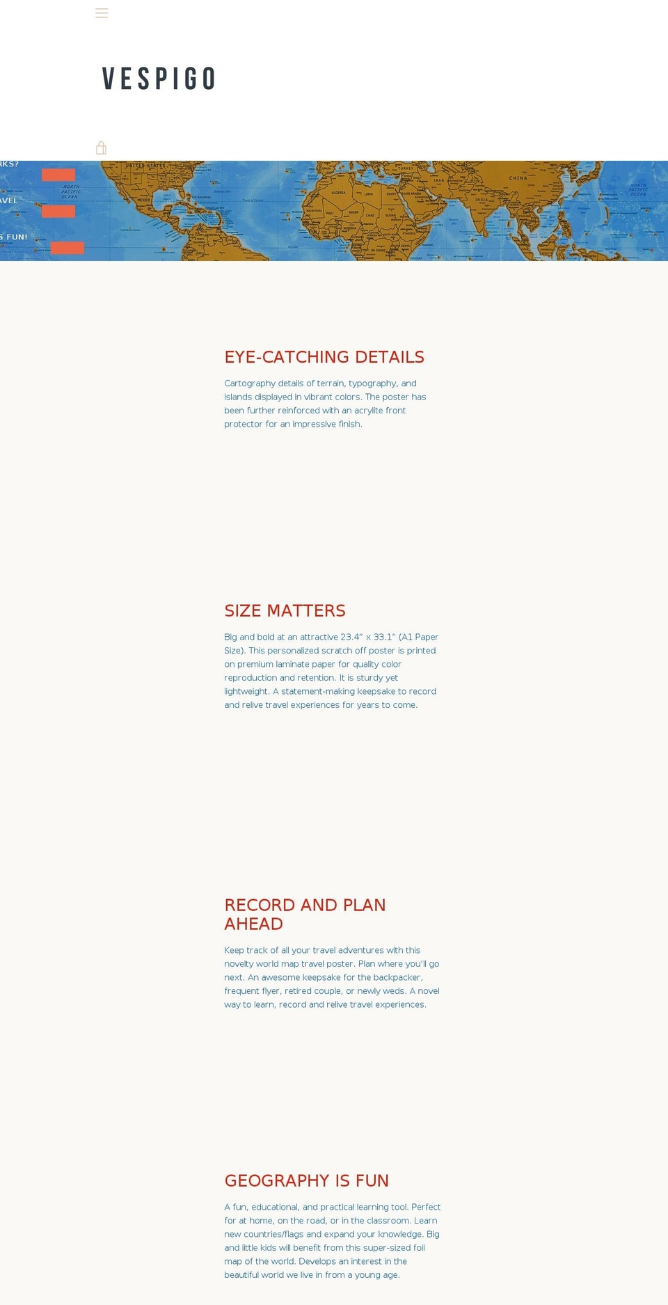 vespigo.com — Shopify storefront screenshot
