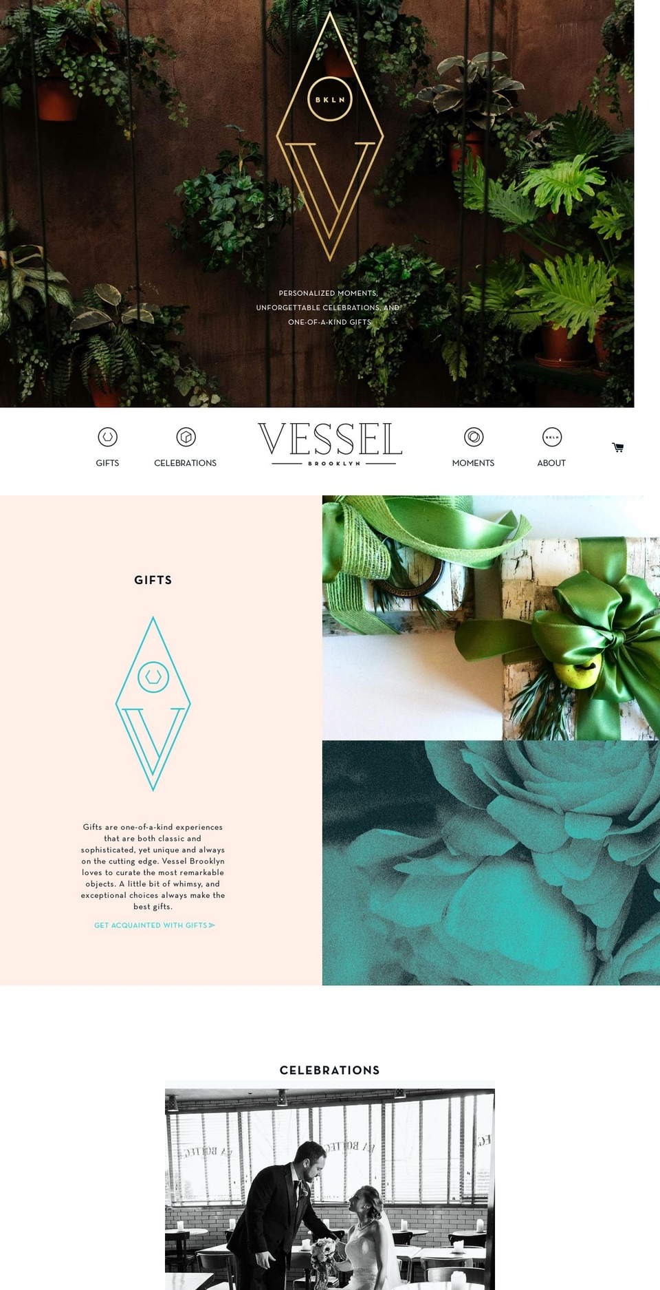 vesselbrooklyn.com shopify website screenshot