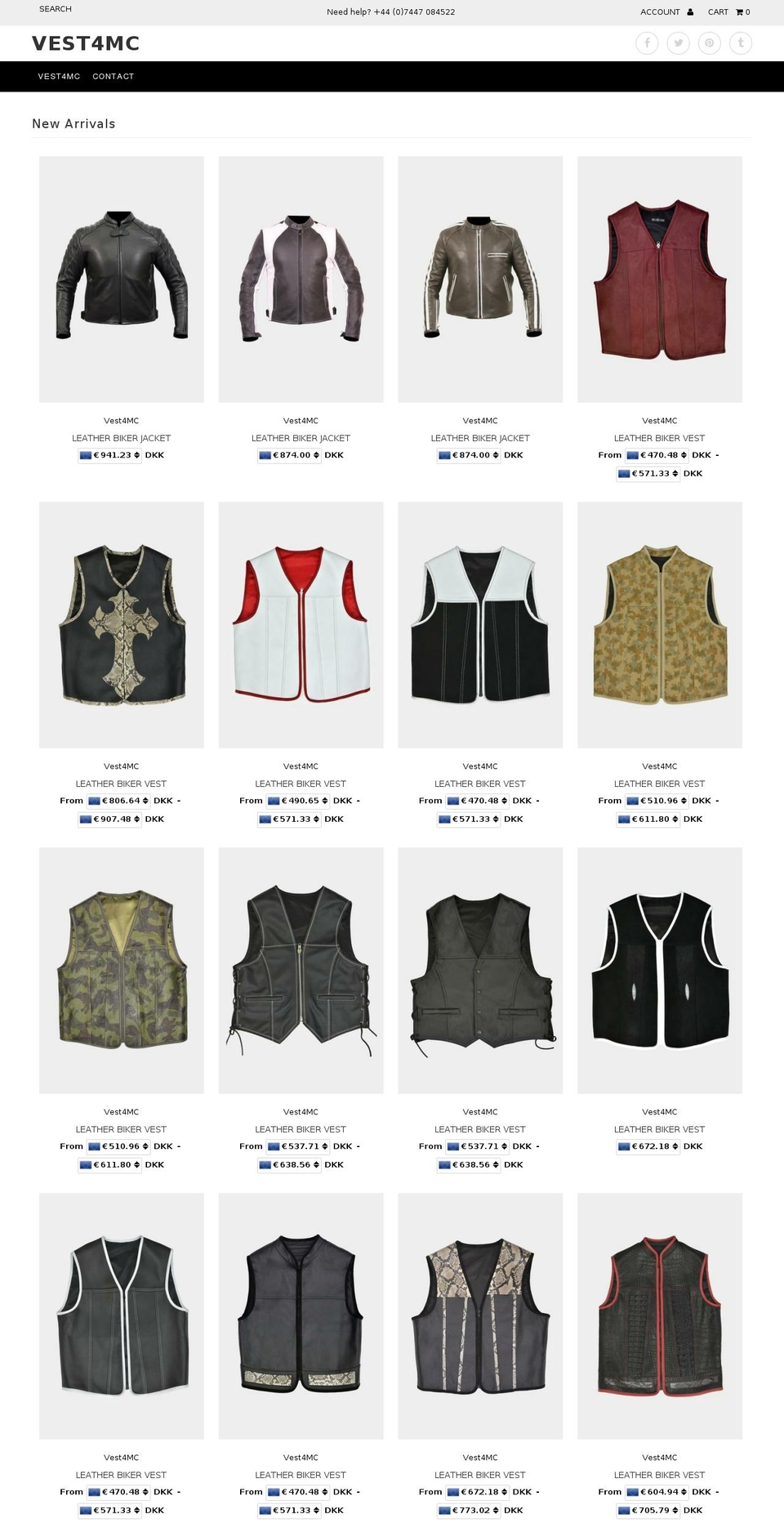 vest4mc.com shopify website screenshot