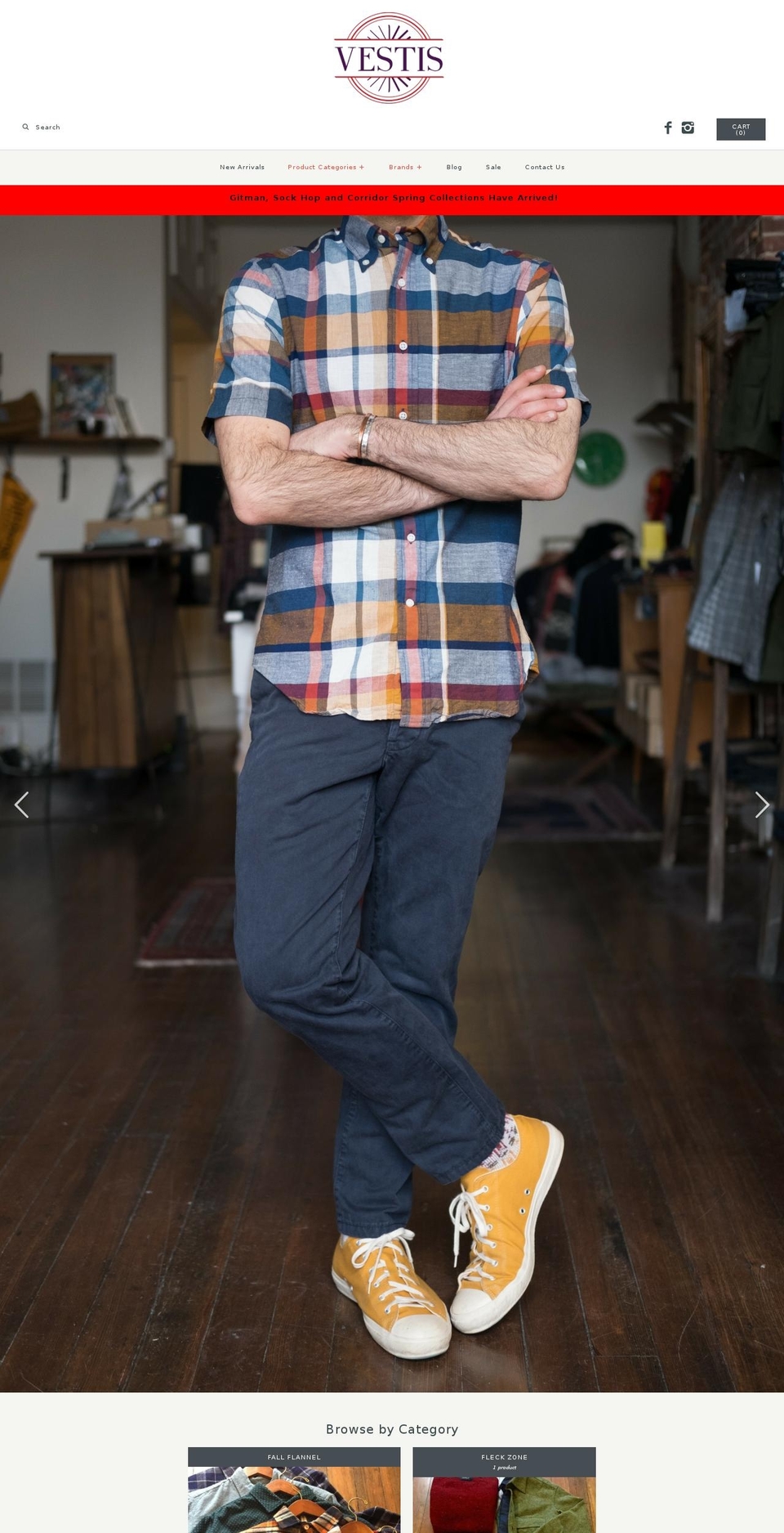 vestispgh.com shopify website screenshot