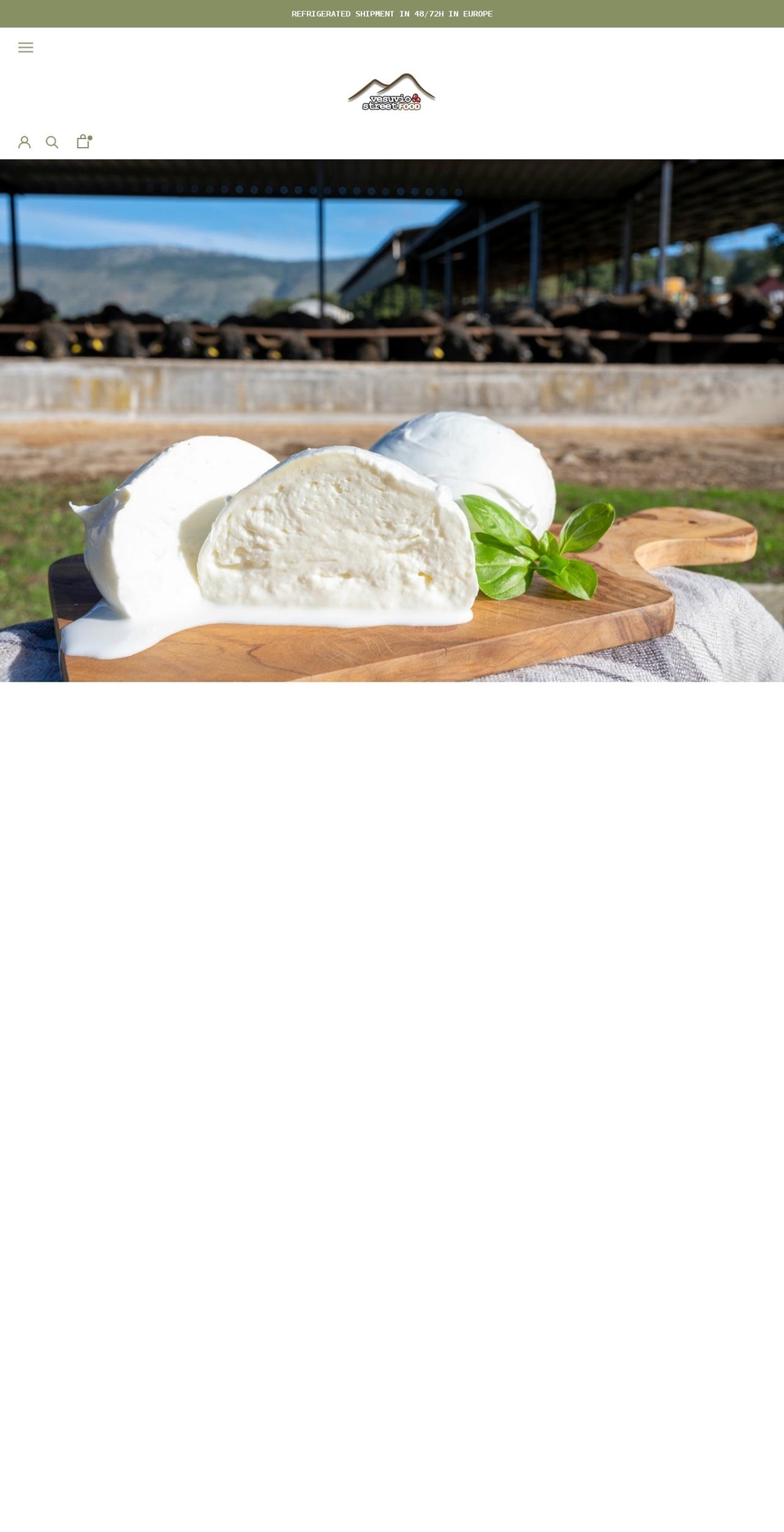 vesuviostreetfood.com shopify website screenshot