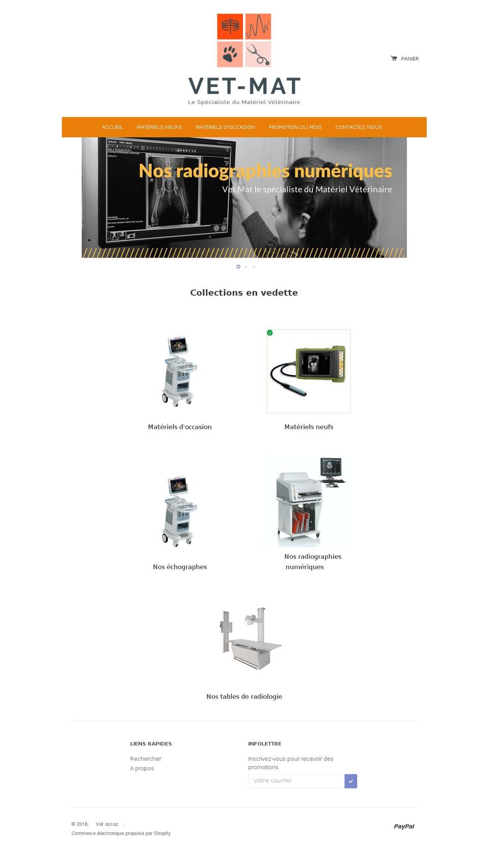 vet-mat.com — Shopify storefront screenshot