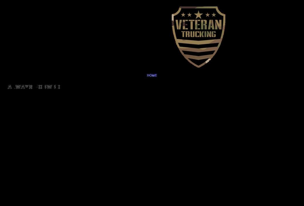 veteran-trucking.myshopify.com shopify website screenshot