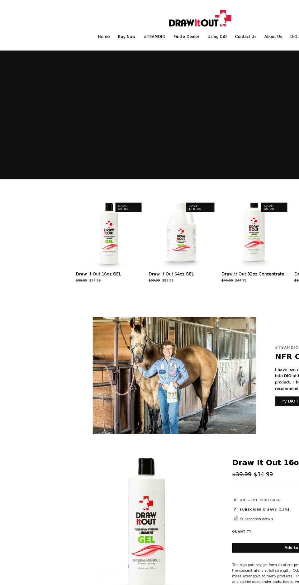 vetliniment.com — Shopify storefront screenshot