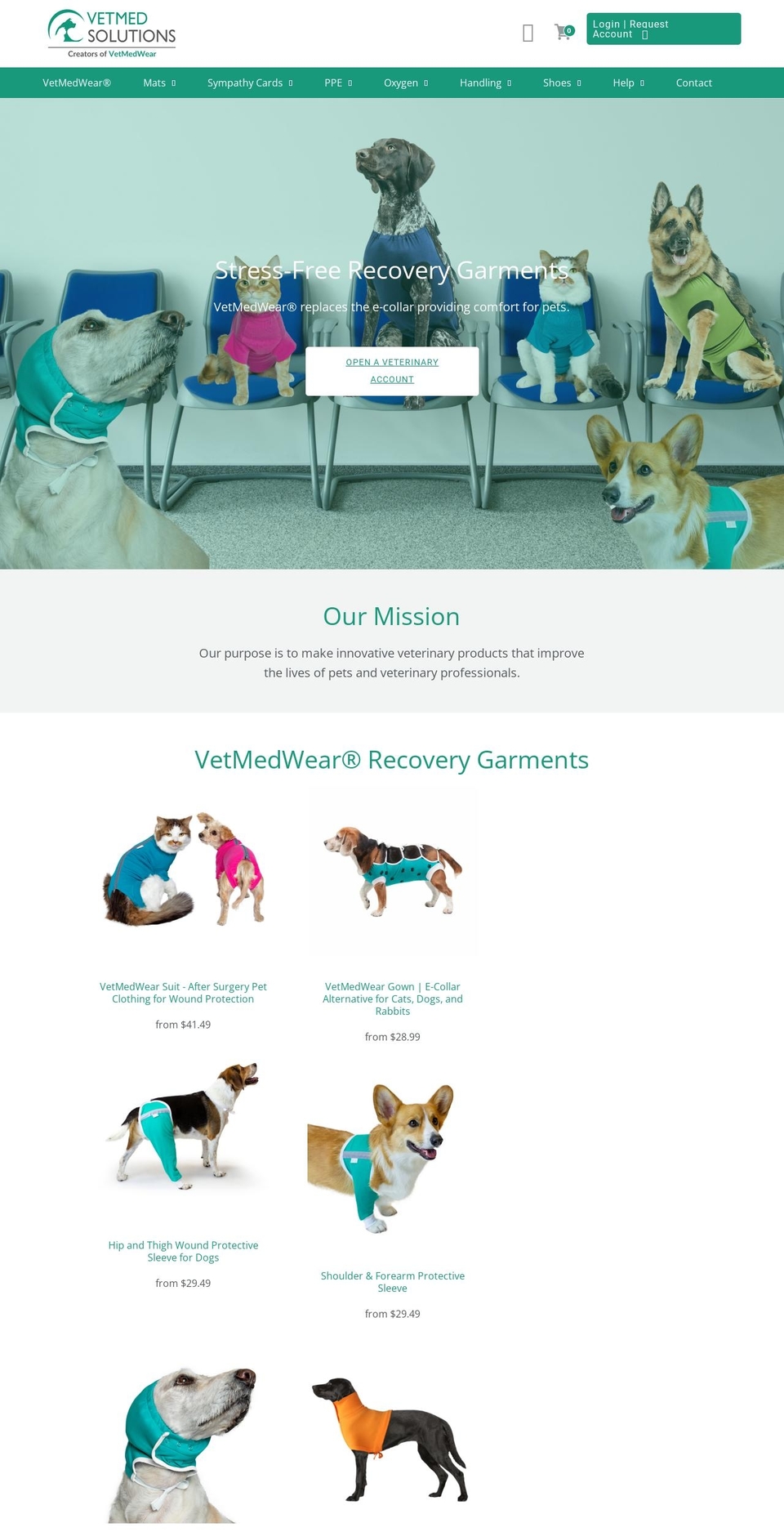 vetmedsolutions.ca shopify website screenshot