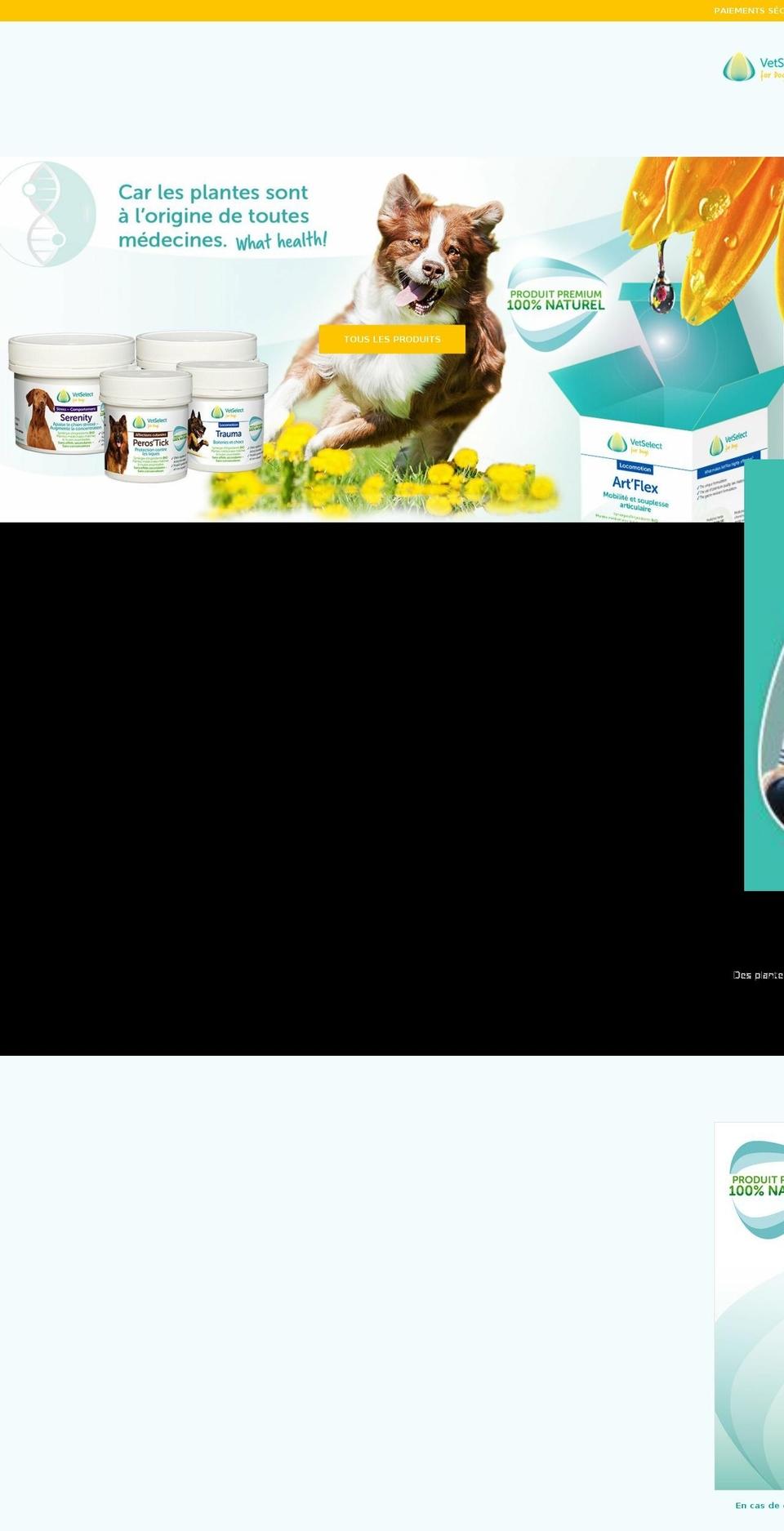 vetselectbyloen.com shopify website screenshot