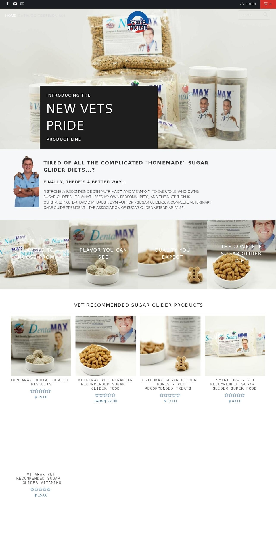 vetspride.com shopify website screenshot