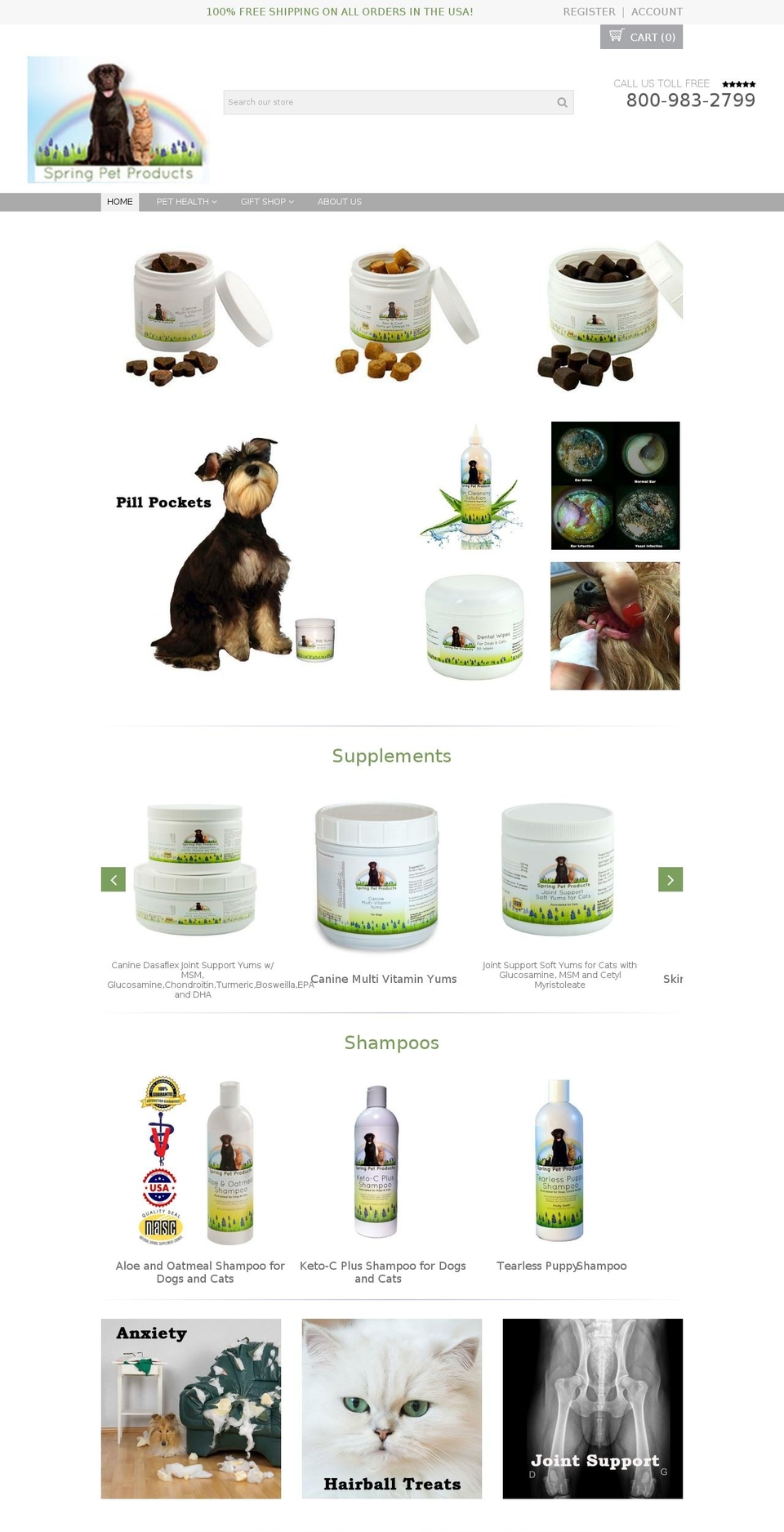 proven-profitable-theme-9-1 Shopify theme site example vetstore.us