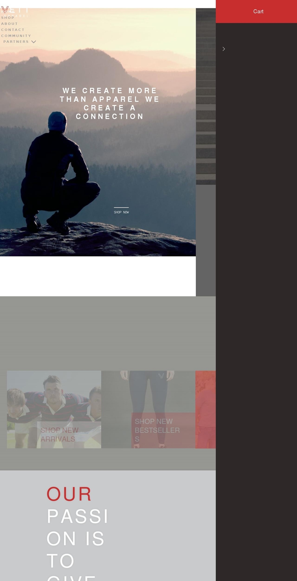 vettapparel.com — Shopify storefront screenshot