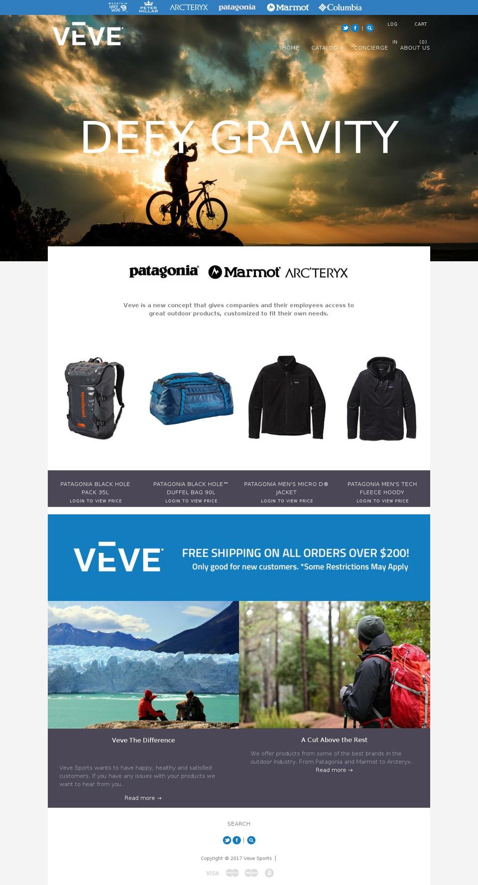 vevesports.com shopify website screenshot