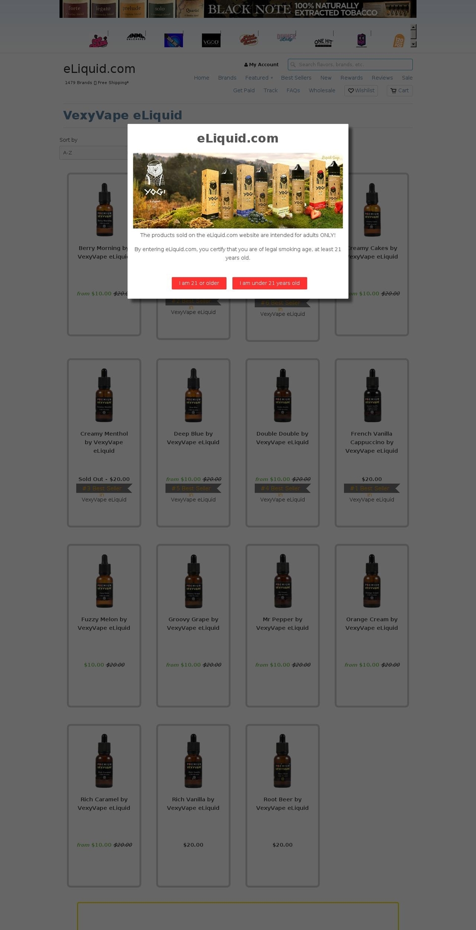 Copy of eliquid-theme 07\/10\/2016 Shopify theme site example vexivape.com