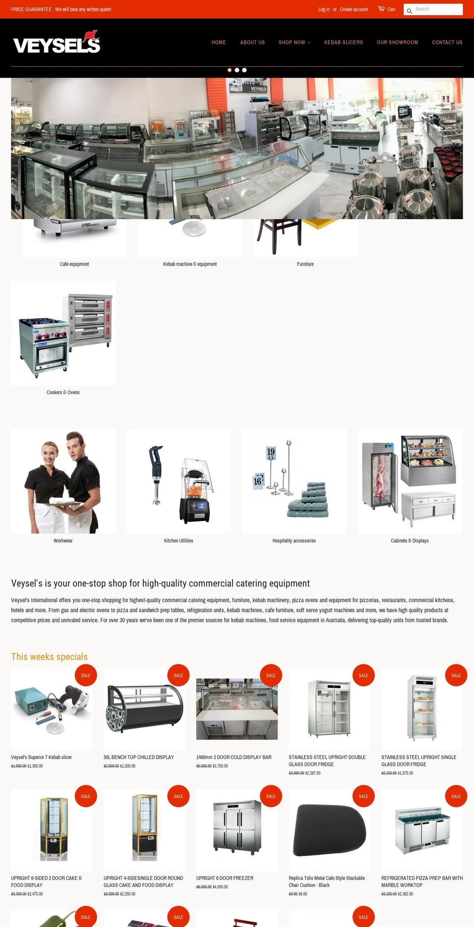 veysel.com.au shopify website screenshot