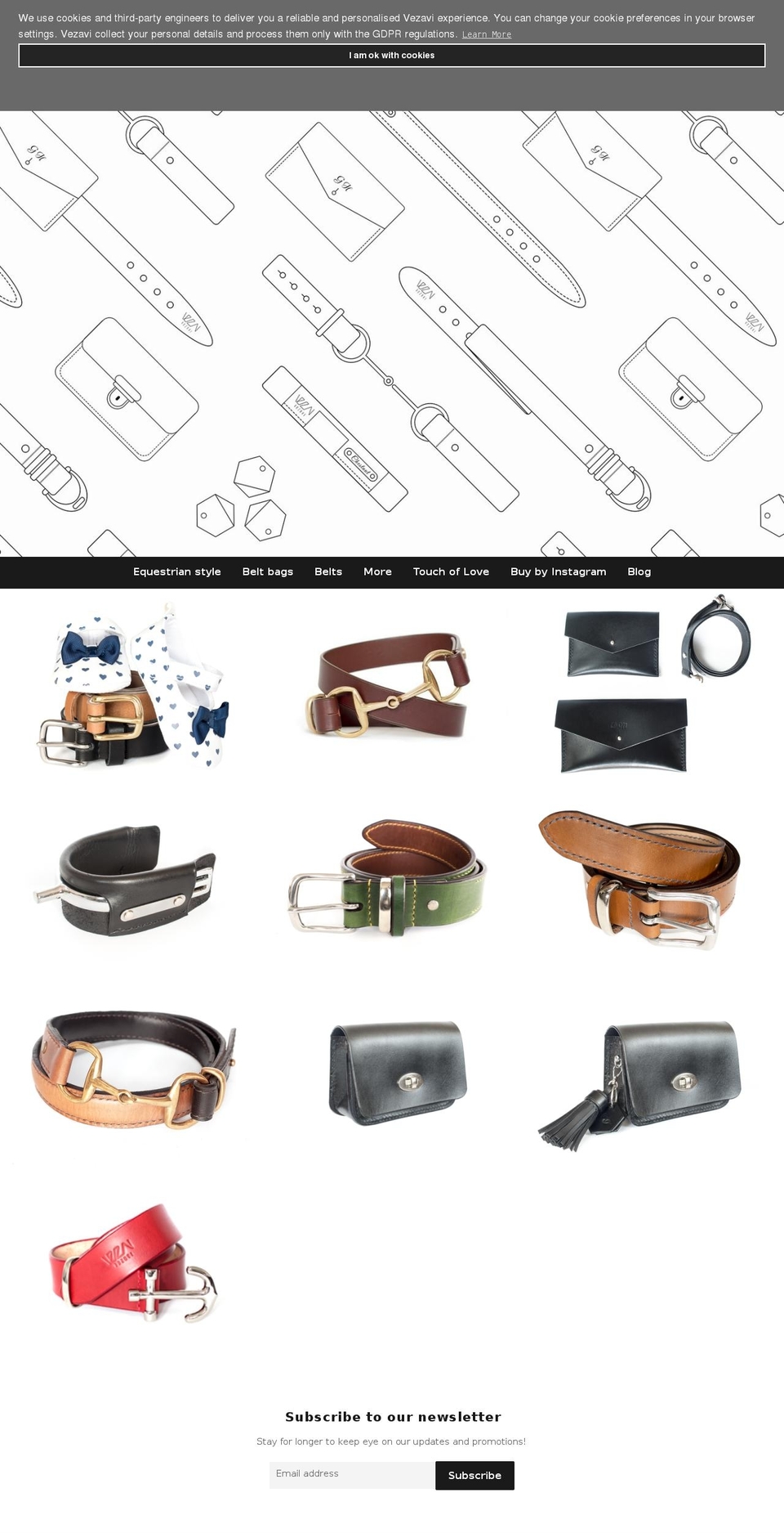 vezavi.uk shopify website screenshot