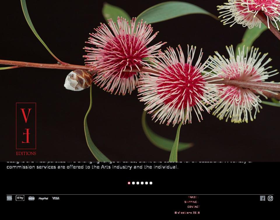 vf-editions.com — Shopify storefront screenshot