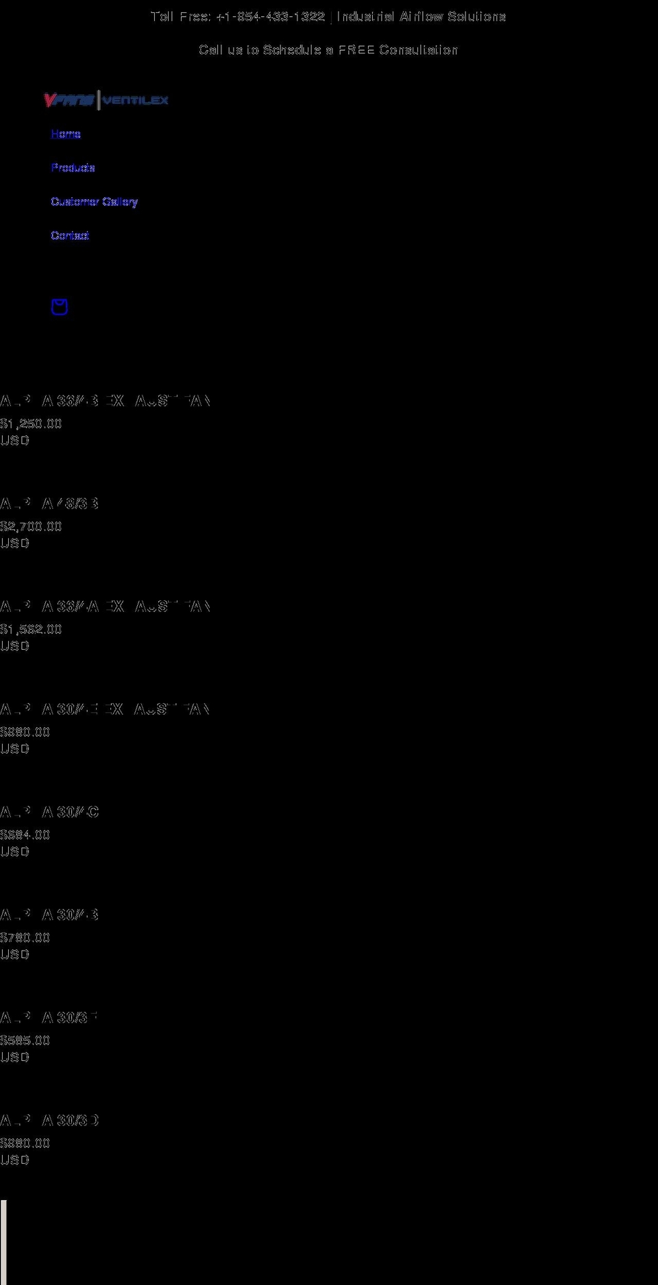 vfans.net shopify website screenshot