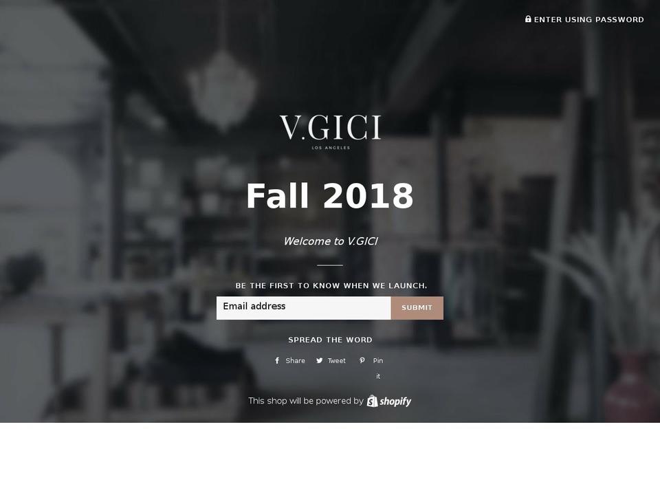 vgici.com — Shopify storefront screenshot