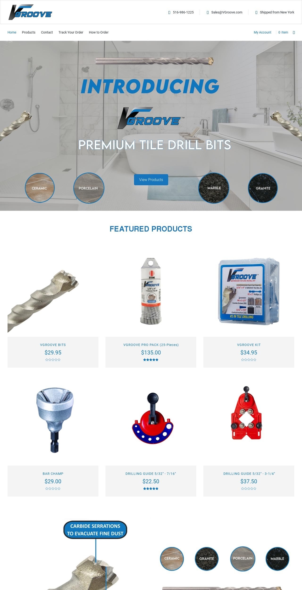 vgroove.com shopify website screenshot