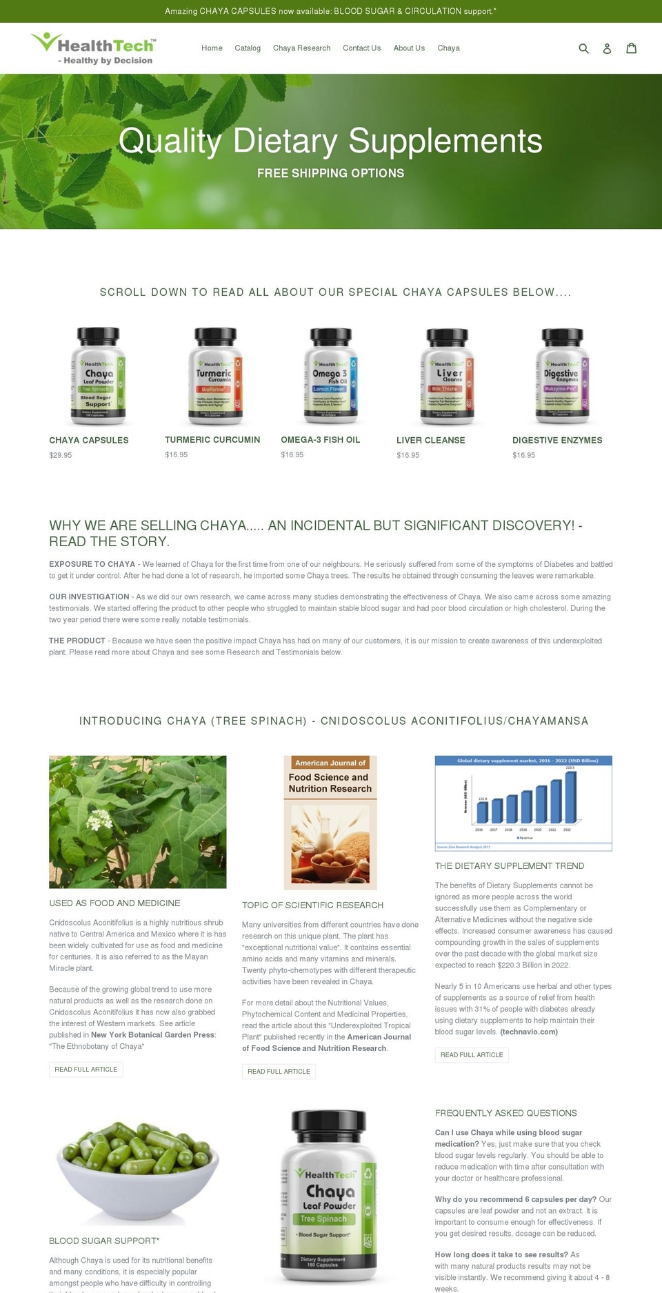 vhealthtech.com — Shopify storefront screenshot