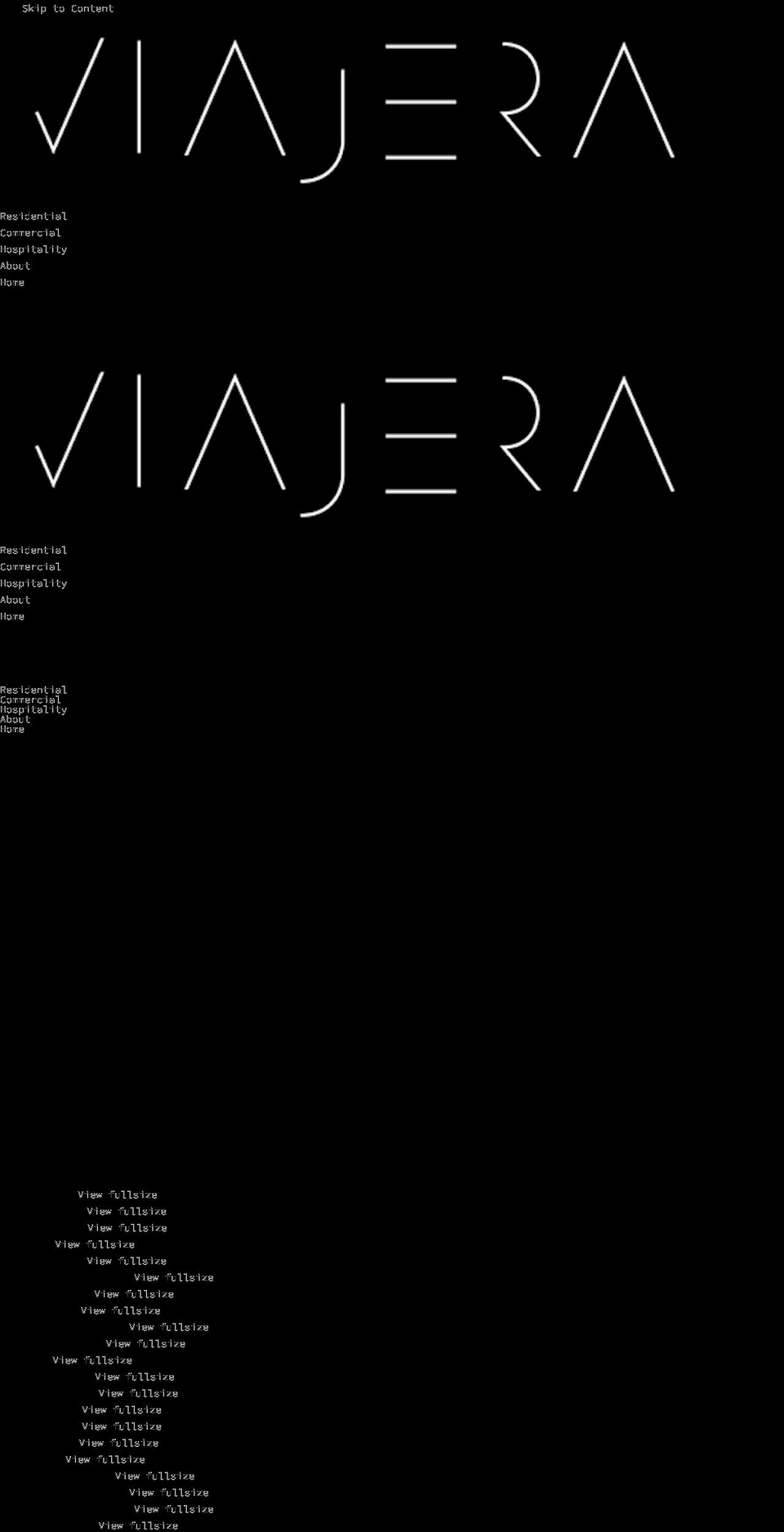 viajeradesigns.com — Shopify storefront screenshot