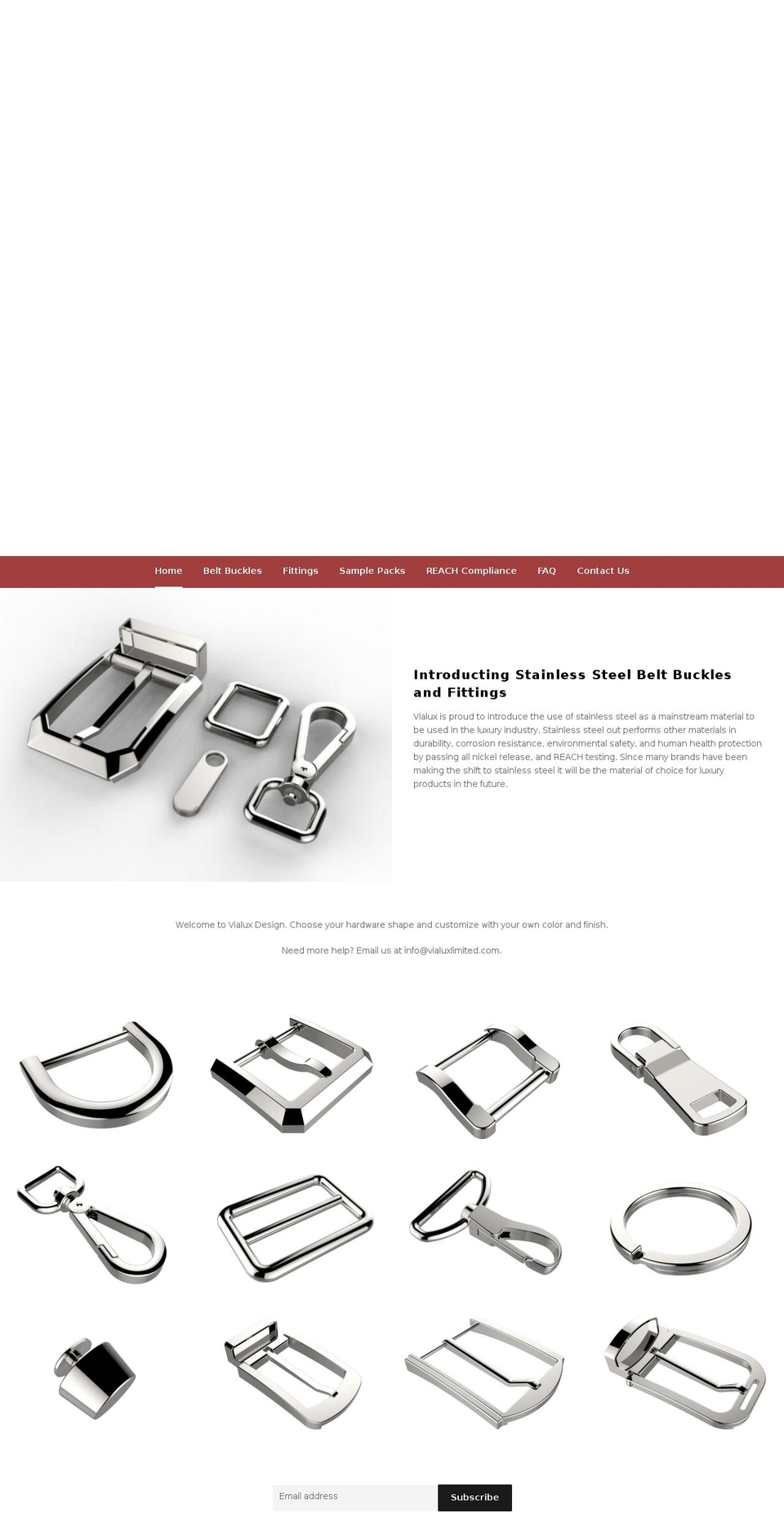 vialuxdesign.com — Shopify storefront screenshot