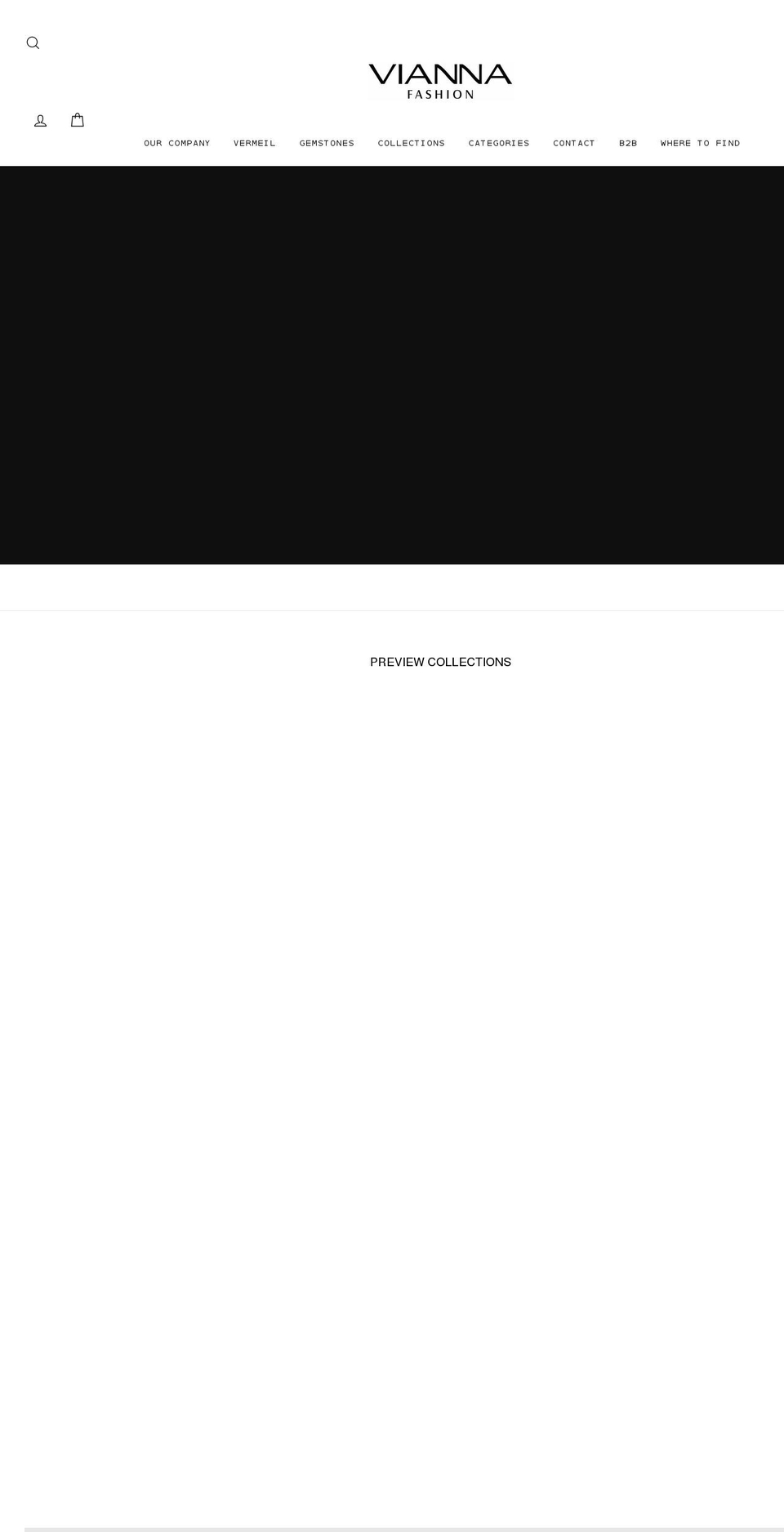 viannafashion.com shopify website screenshot