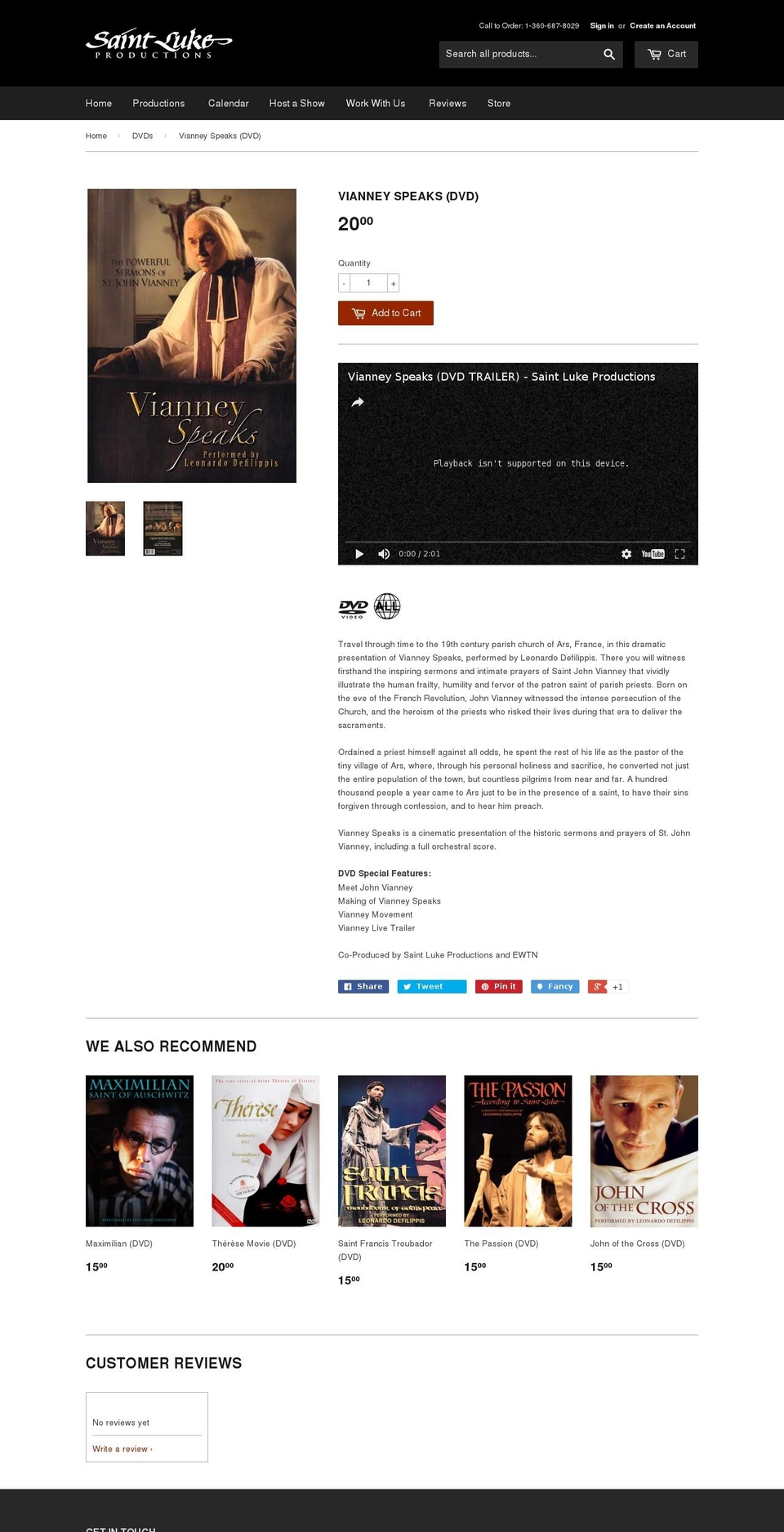 Digital Shop Shopify theme site example vianneymovie.com