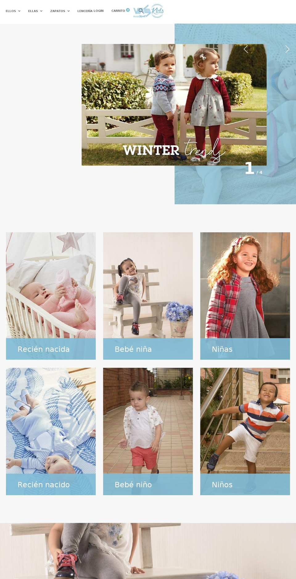 viaskids.com shopify website screenshot