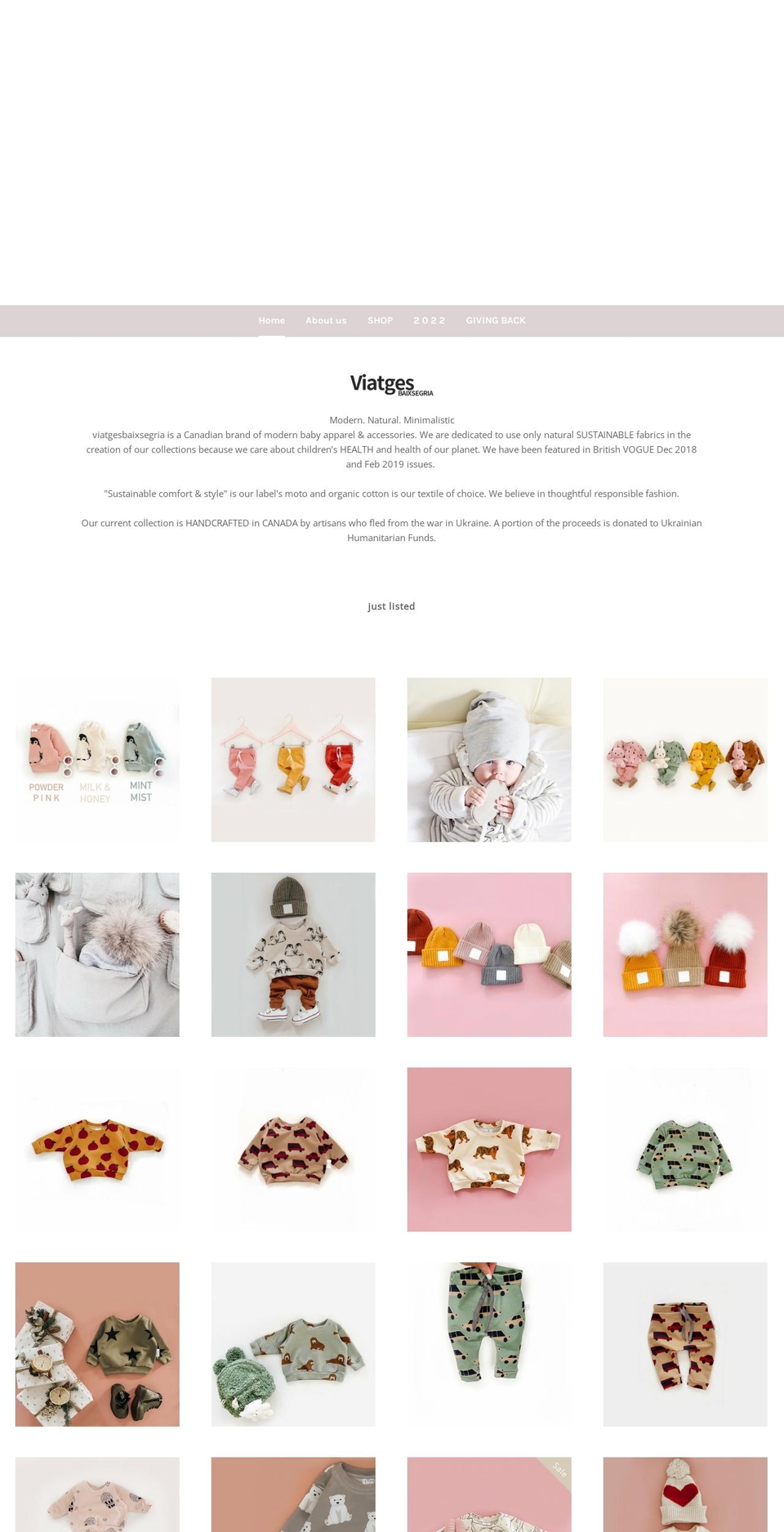 viatgesbaixsegria.com shopify website screenshot