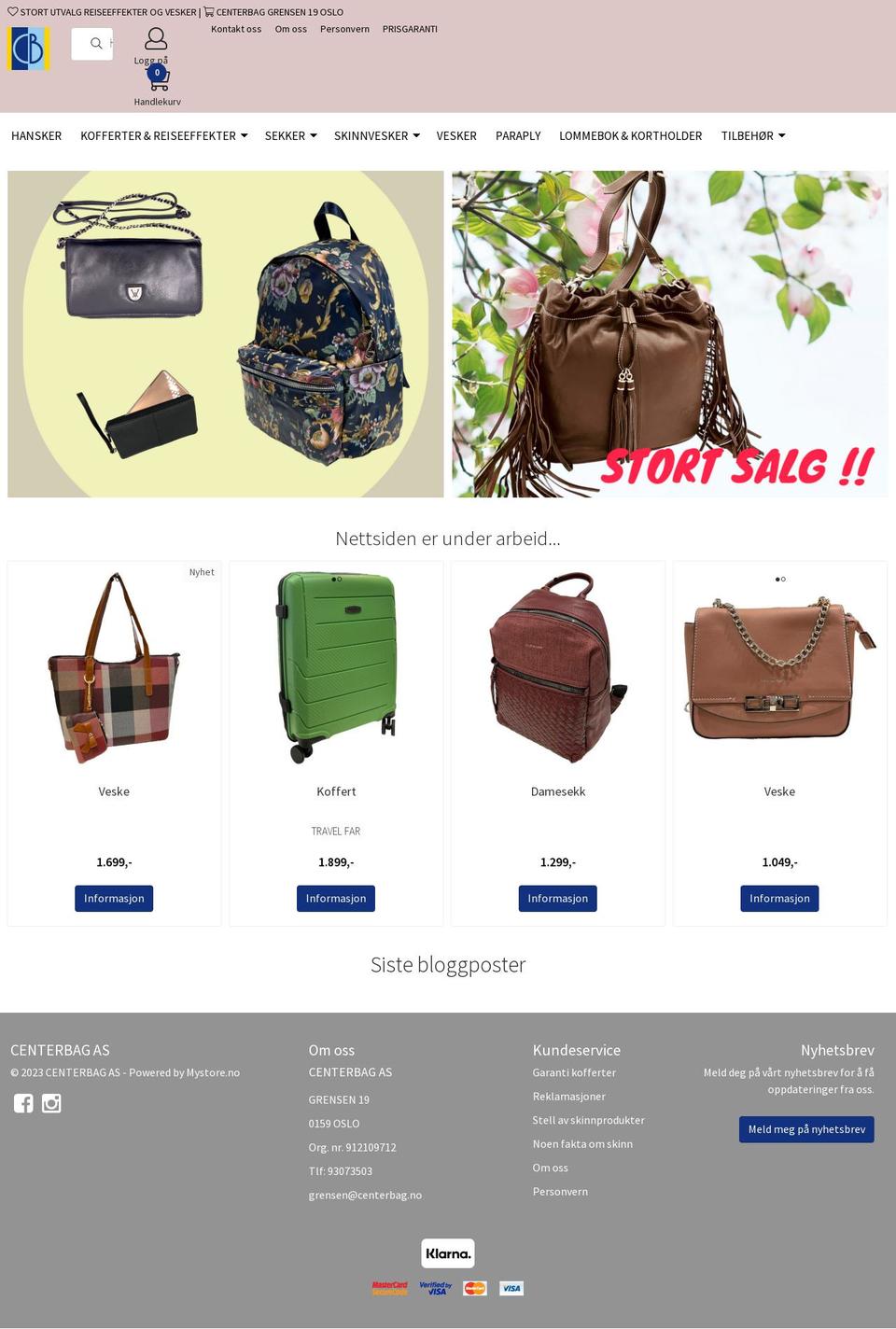 Tema Shopify theme site example viavictoria.no