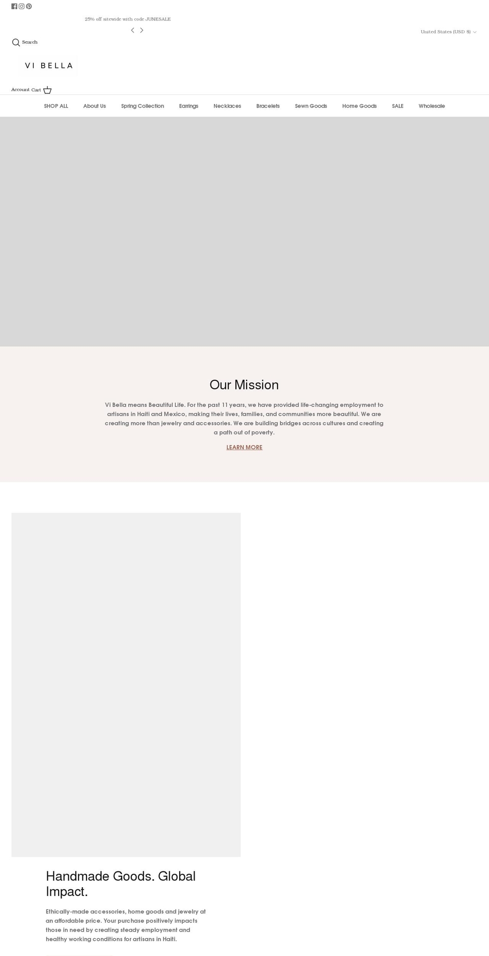 vibella.com shopify website screenshot