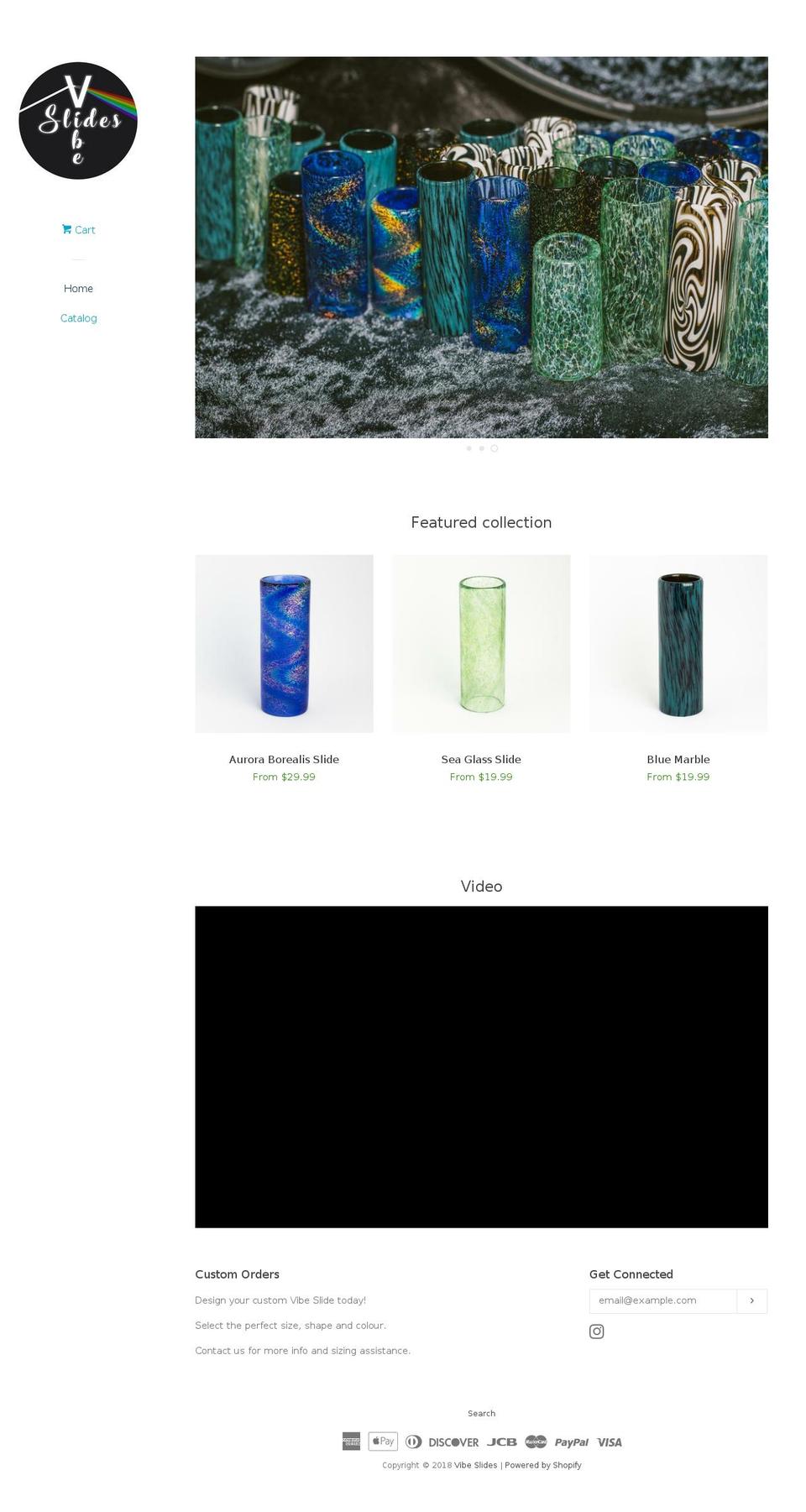 vibeslides.com — Shopify storefront screenshot