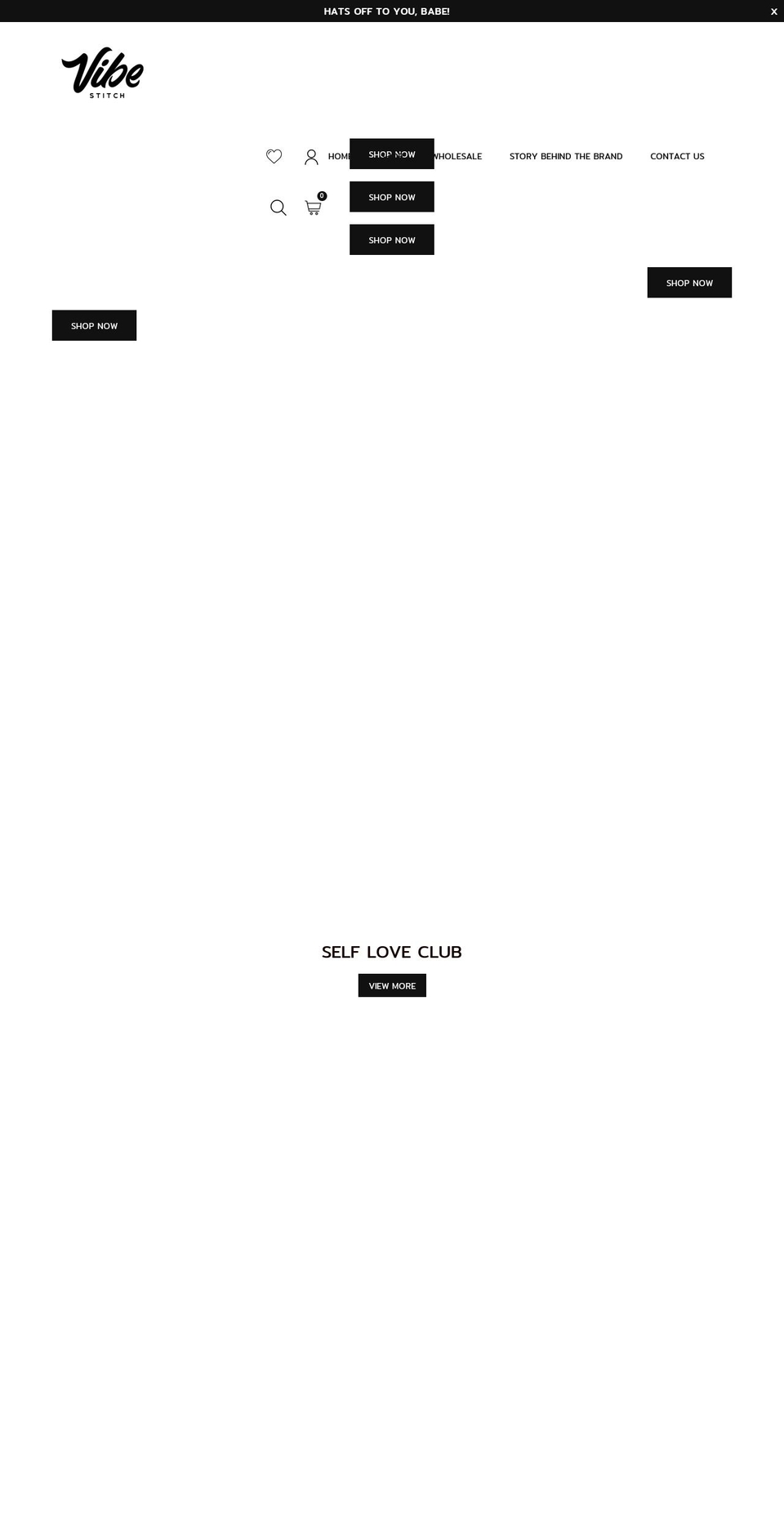 vibestitch.com shopify website screenshot
